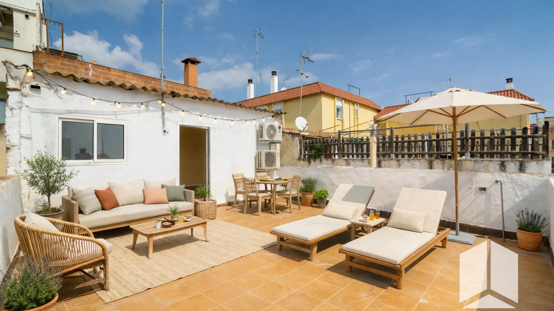 Terraza de Casa adosada en venta en Castelldefels con Terraza