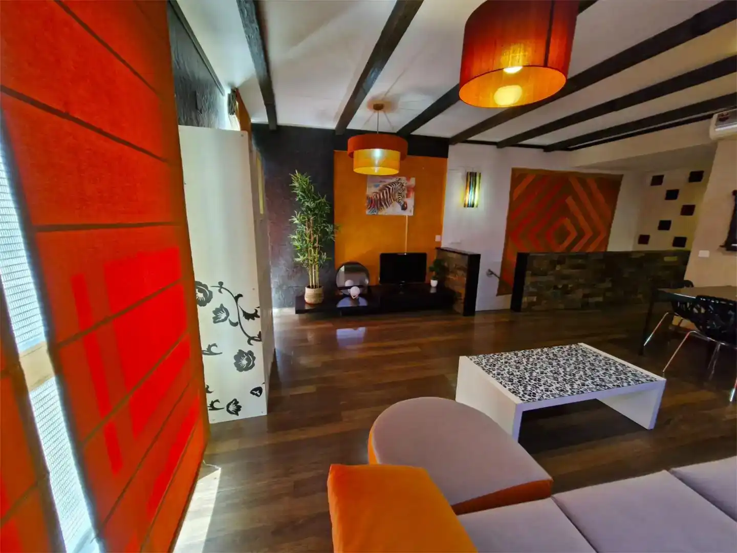 Wohnzimmer von Wohnung zur Miete in  Sevilla Capital mit Klimaanlage