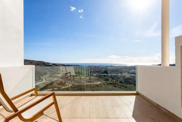 Terrace of Apartments for rent in Benahavís  with Air Conditioner, Heating and Parquet flooring