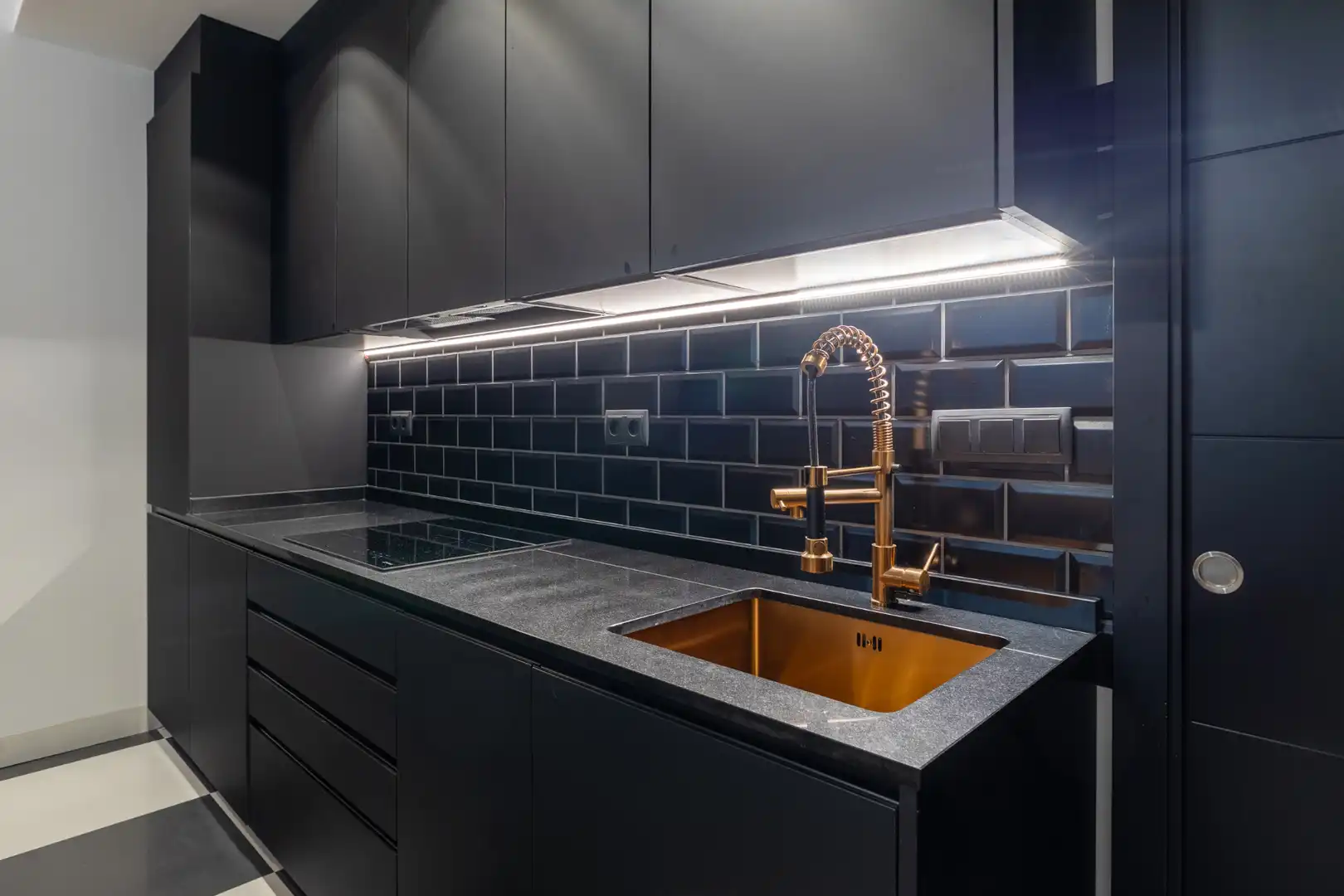 Cocina de Apartamento de alquiler en Madrid con Aire acondicionado, Calefacción y Amueblado
