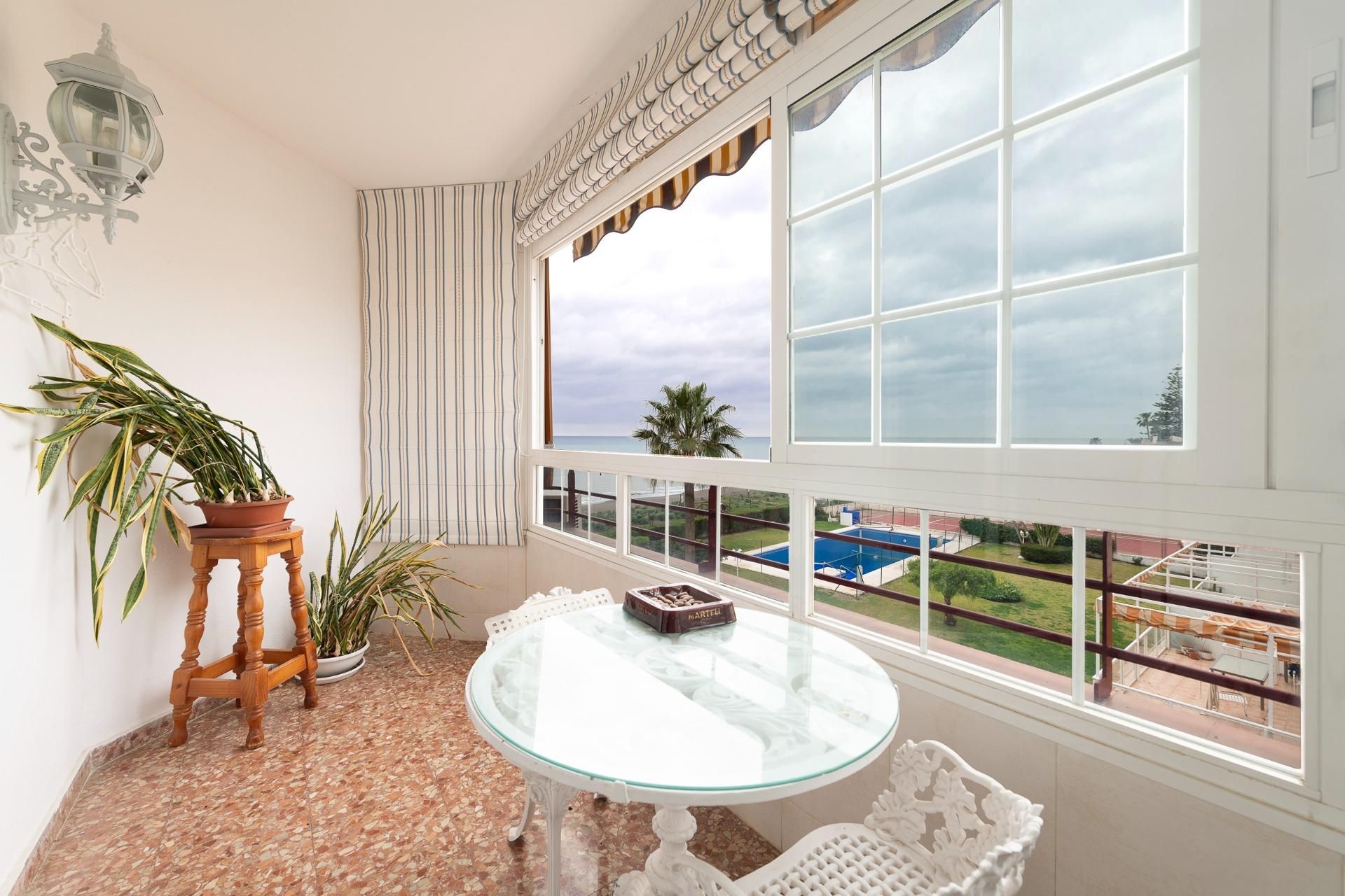 Bedroom of Flat for sale in Rincón de la Victoria  with Air Conditioner, Heating and Private garden