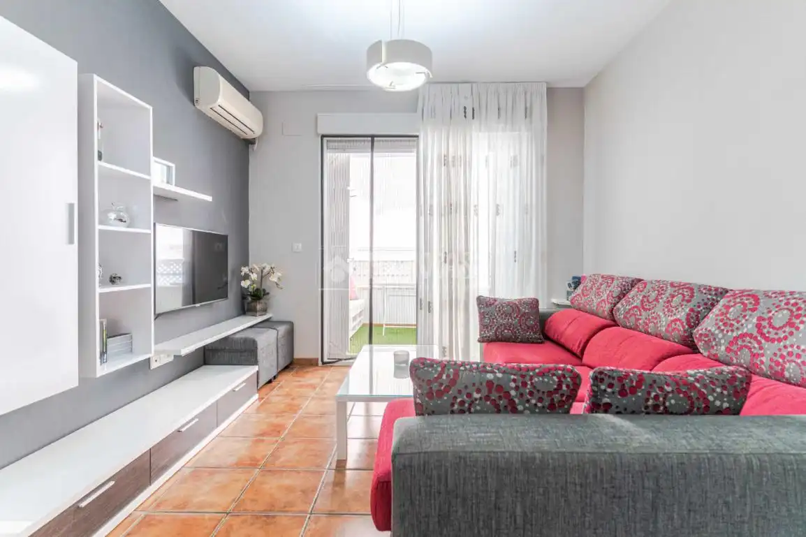 Wohnzimmer von Wohnung zum Verkauf in Polopos mit Klimaanlage, Terrasse und Gemeinschaftspool