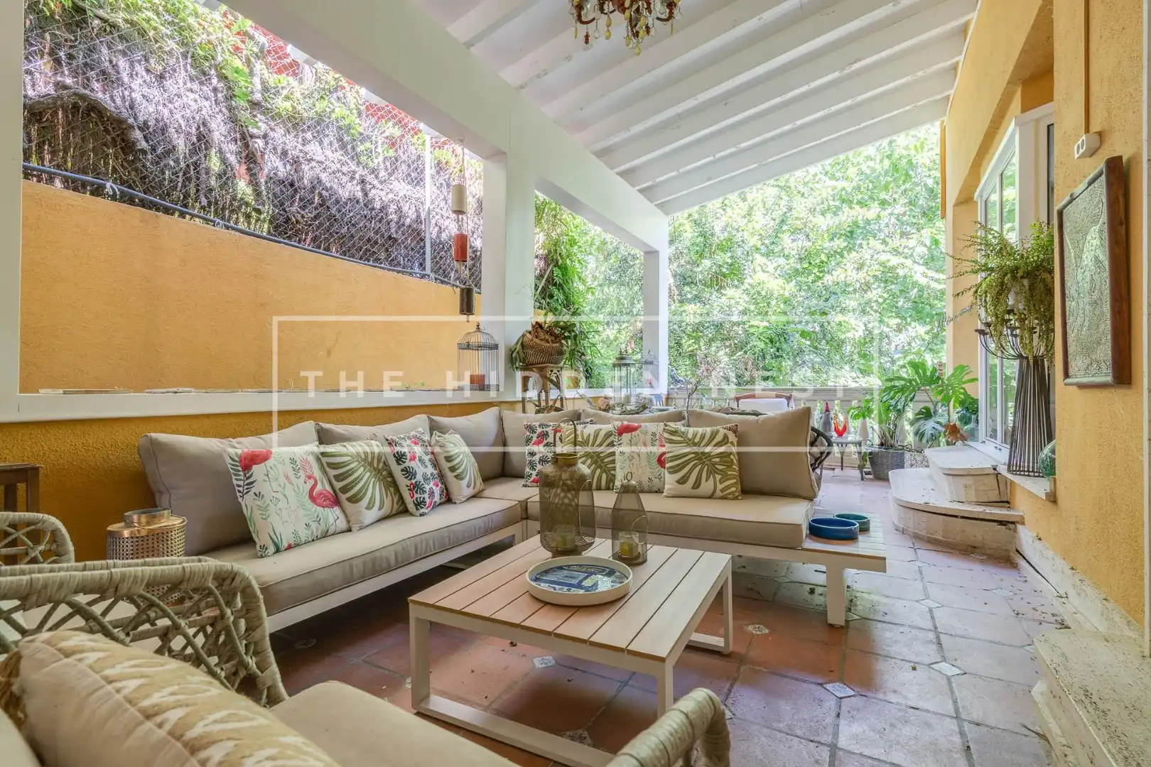 Terrassa de Casa o xalet en venda en Sant Cugat del Vallès amb Aire condicionat, Calefacció i Jardí privat