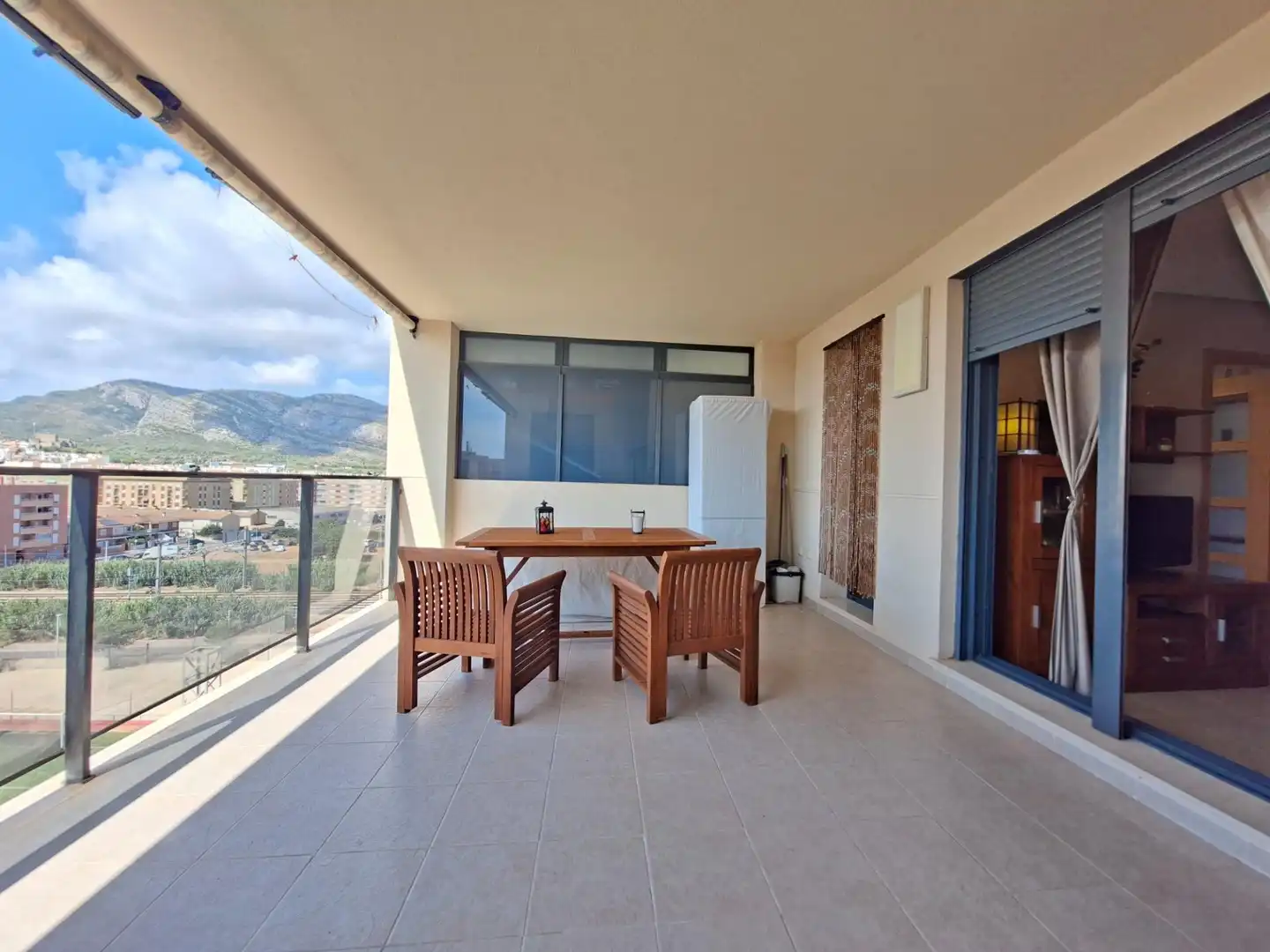 Terraza de Apartamento en venta en Oropesa del Mar / Orpesa con Aire acondicionado, Terraza y Amueblado