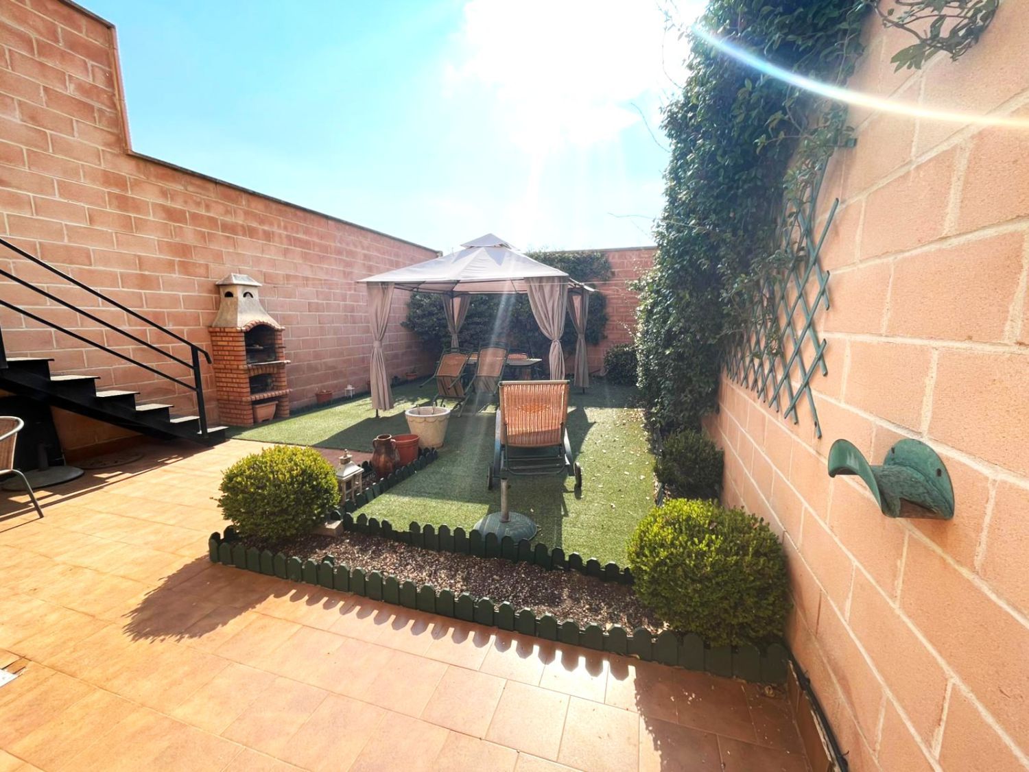Terrace of Single-family semi-detached for sale in Valdepeñas  with Air Conditioner, Heating and Private garden