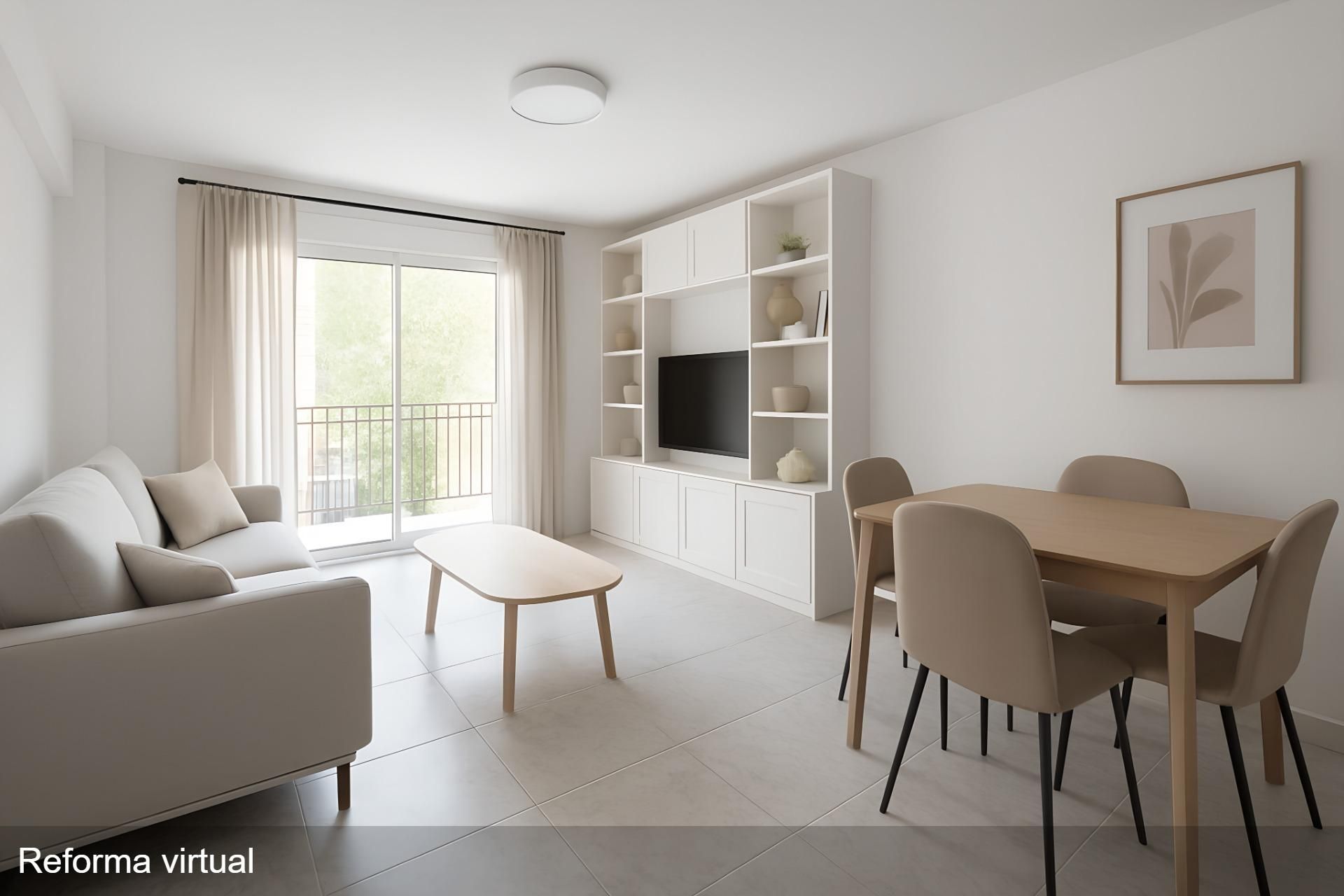 Living room of Flat for sale in Fuenlabrada  with Heating, Private garden and Terrace