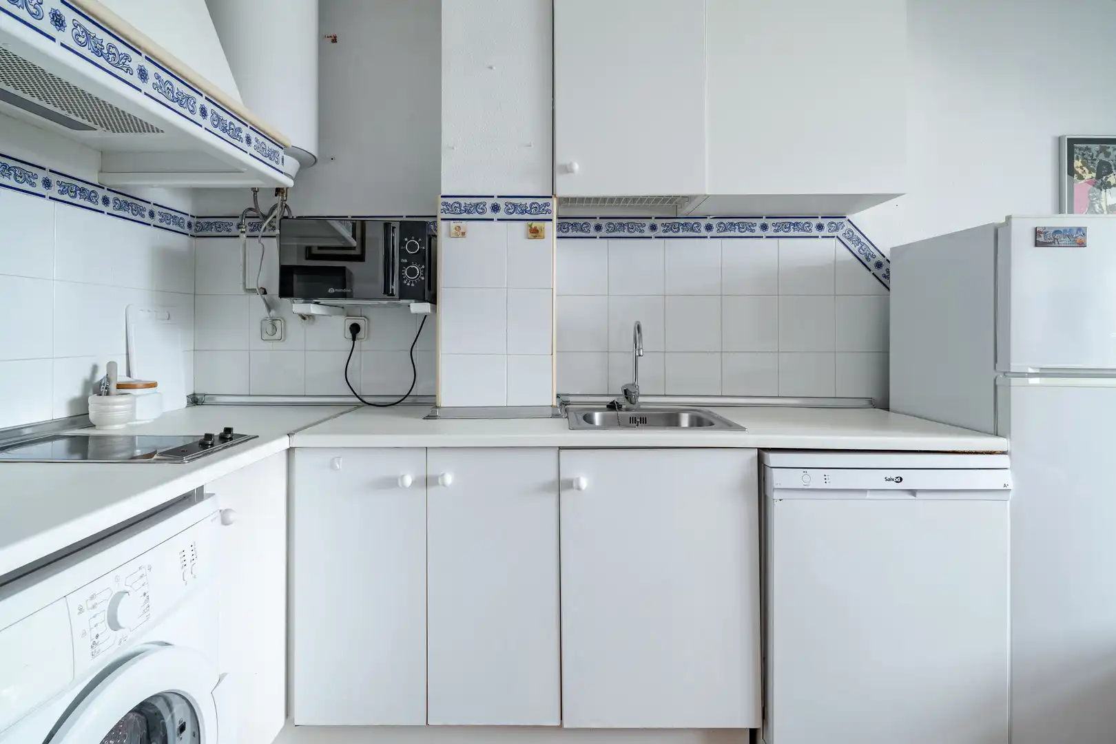 Küche von Wohnung zur Miete in Santander mit Heizung, Parkett und Möbliert