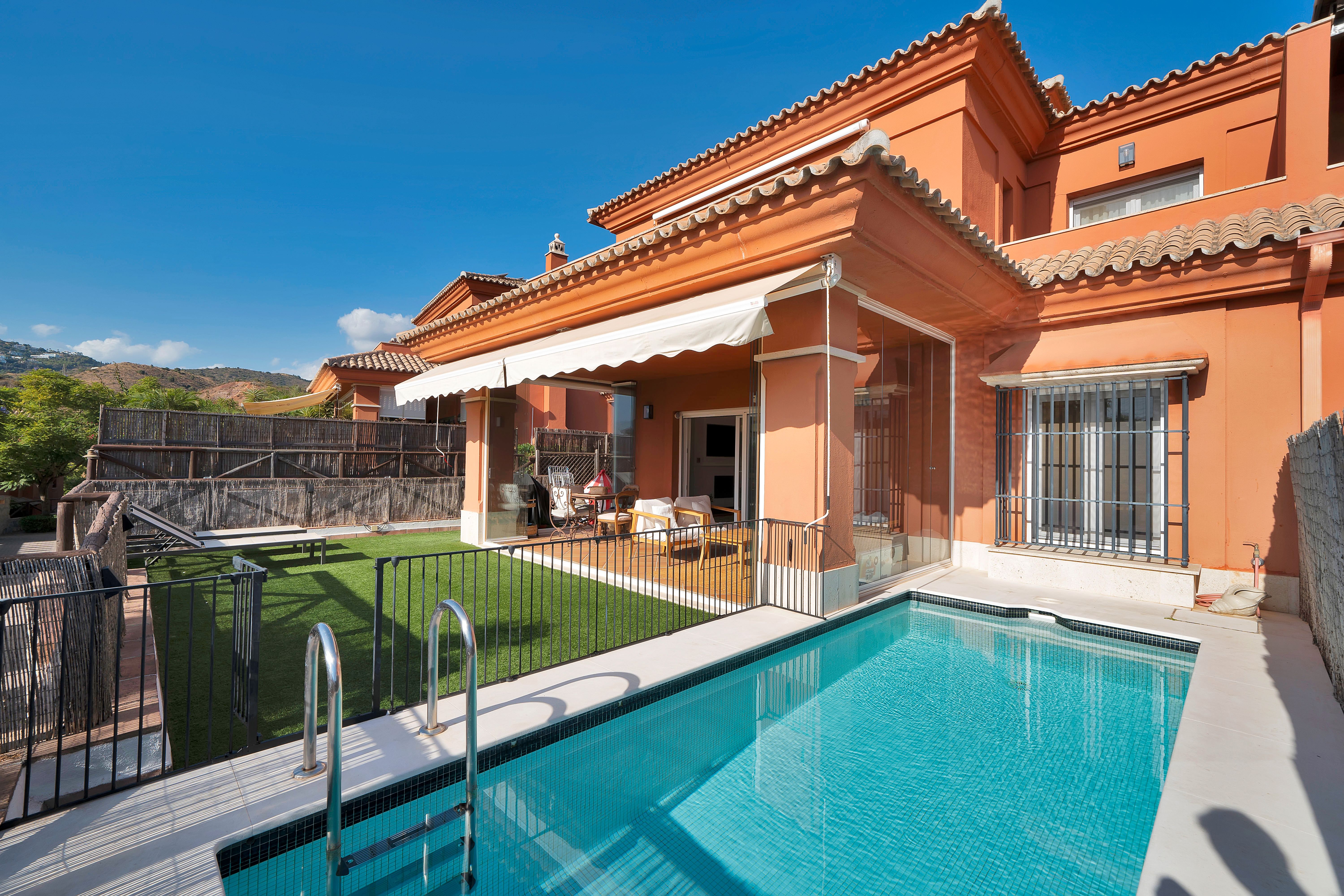 Garden of Single-family semi-detached to rent in Marbella  with Heating, Private garden and Terrace