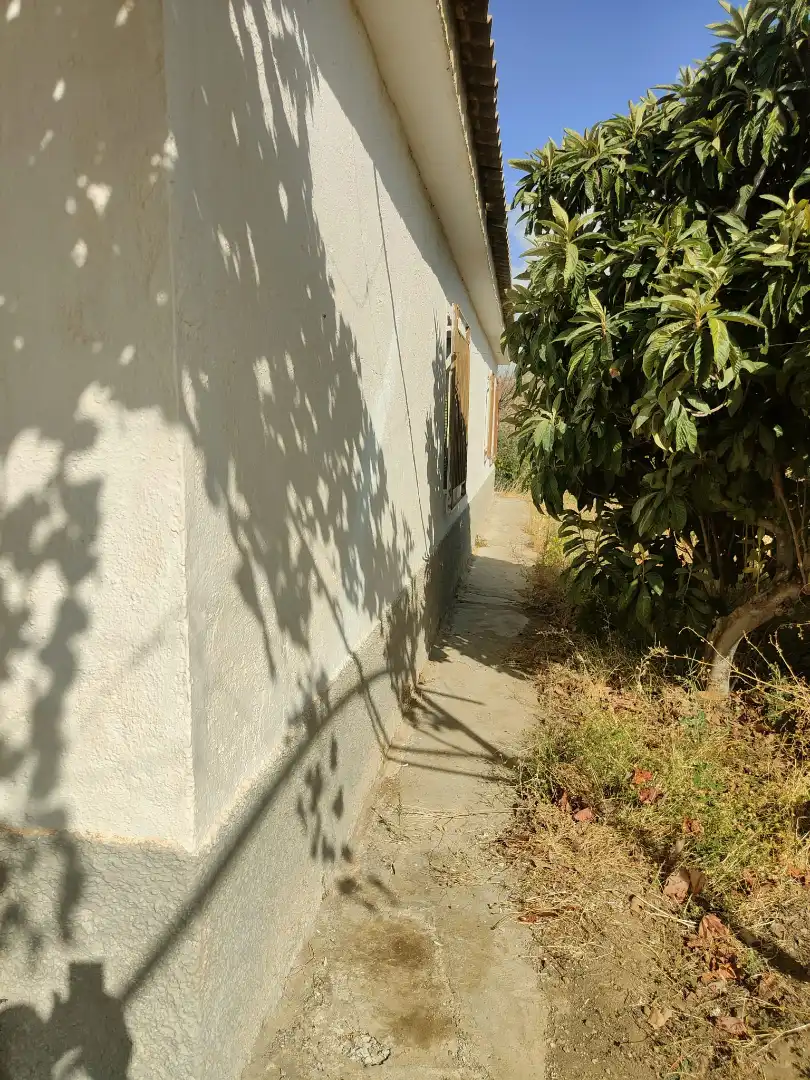 Vista exterior de Finca rústica en venda en Cortes y Graena amb Jardí privat, Terrassa i Piscina