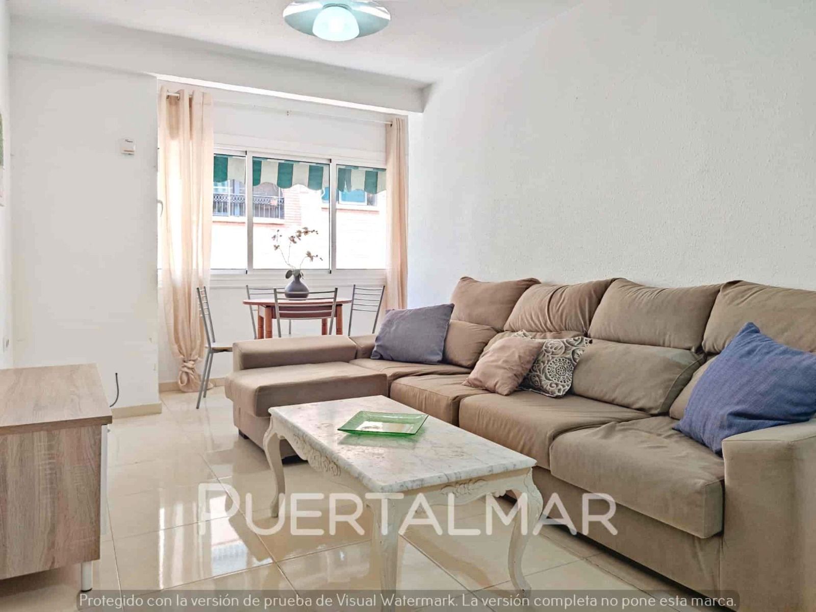 Sala de estar de Piso de alquiler en Alicante / Alacant con Amueblado