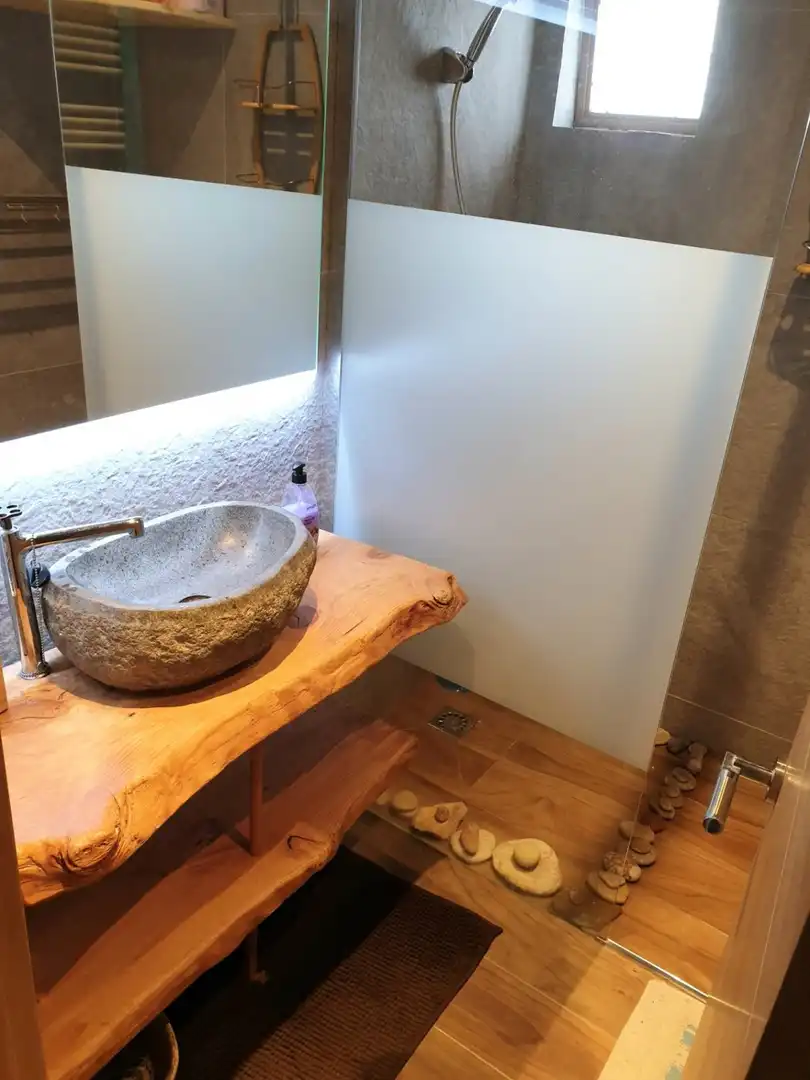 Bathroom of Houses for sale in Calpe / Calp  with Air Conditioner, Heating and Private garden