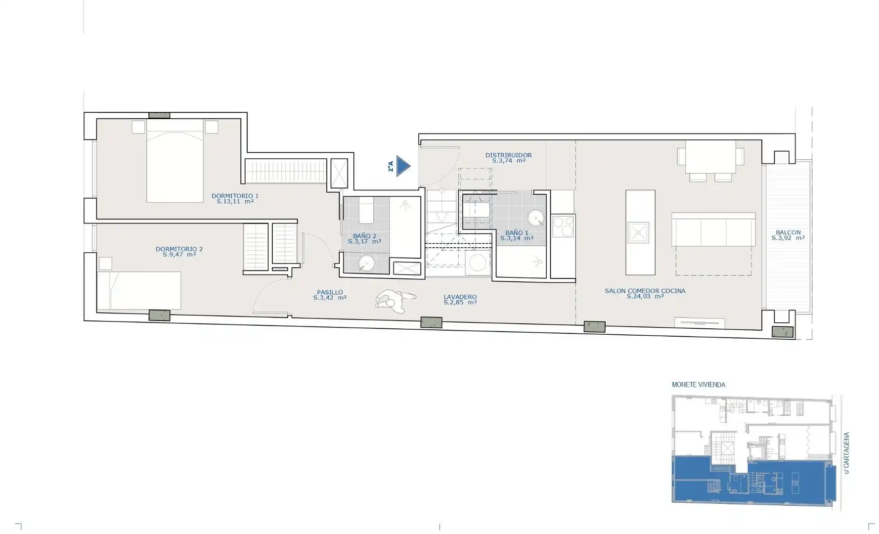 Apartamento en venta en Mazarrón con Terraza, Trastero y Balcón