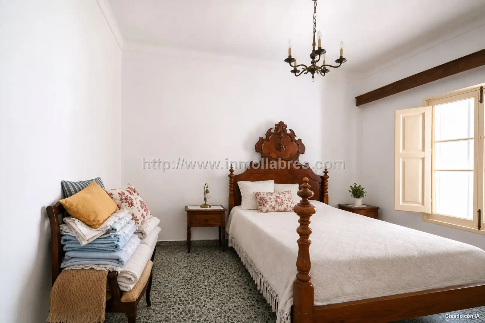 Bedroom of Flat for sale in Inca  with Air Conditioner, Heating and Terrace