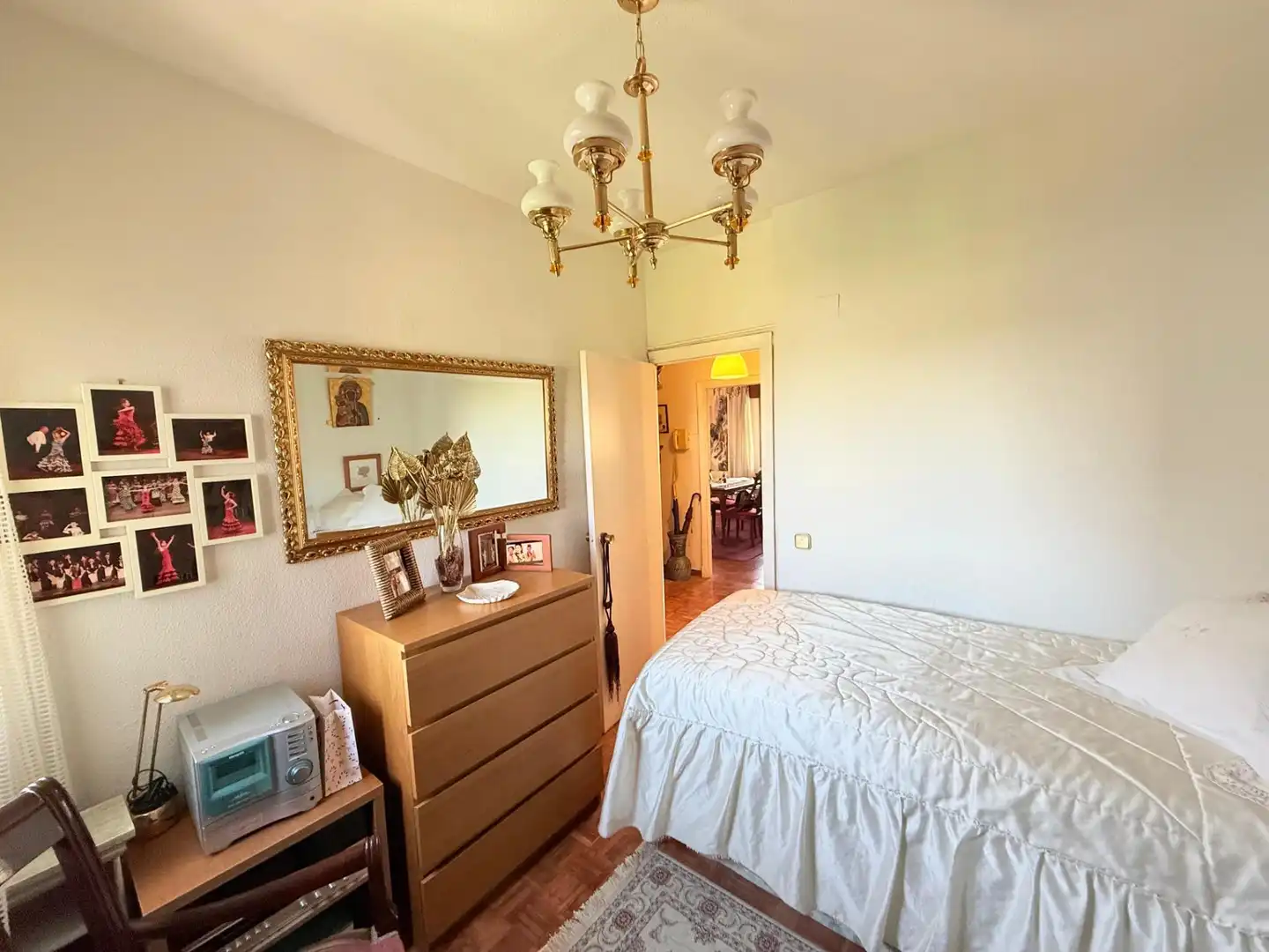 Bedroom of Flat for sale in Madrid  with Air Conditioner and Heating