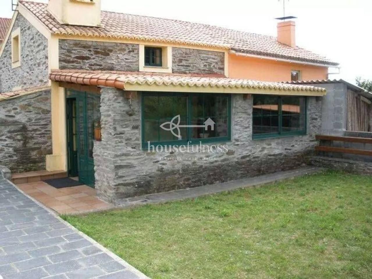 Exterior view of House or chalet for sale in Narón  with Private garden and Furnished