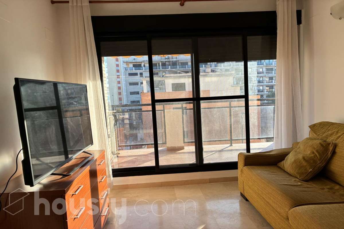 Living room of Flat to rent in  Valencia Capital  with Air Conditioner, Heating and Terrace