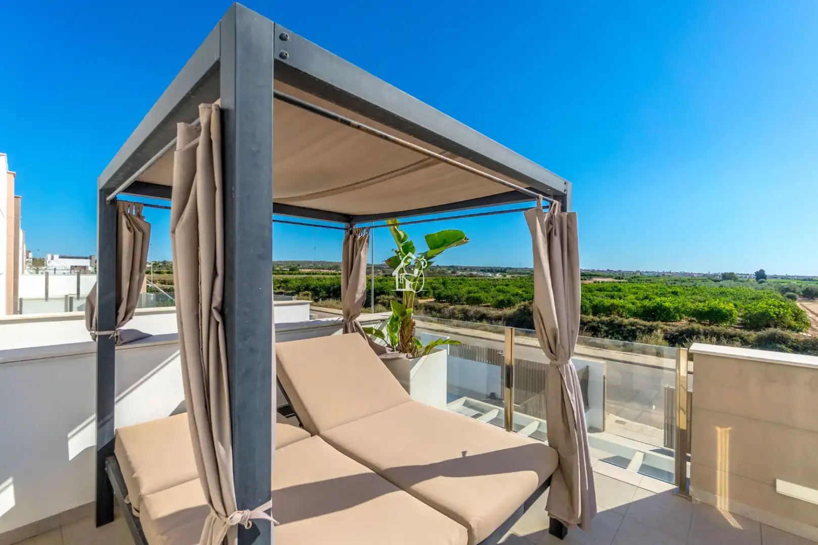 Terraza de Casa o chalet de alquiler en Guardamar del Segura con Aire acondicionado, Jardín privado y Terraza