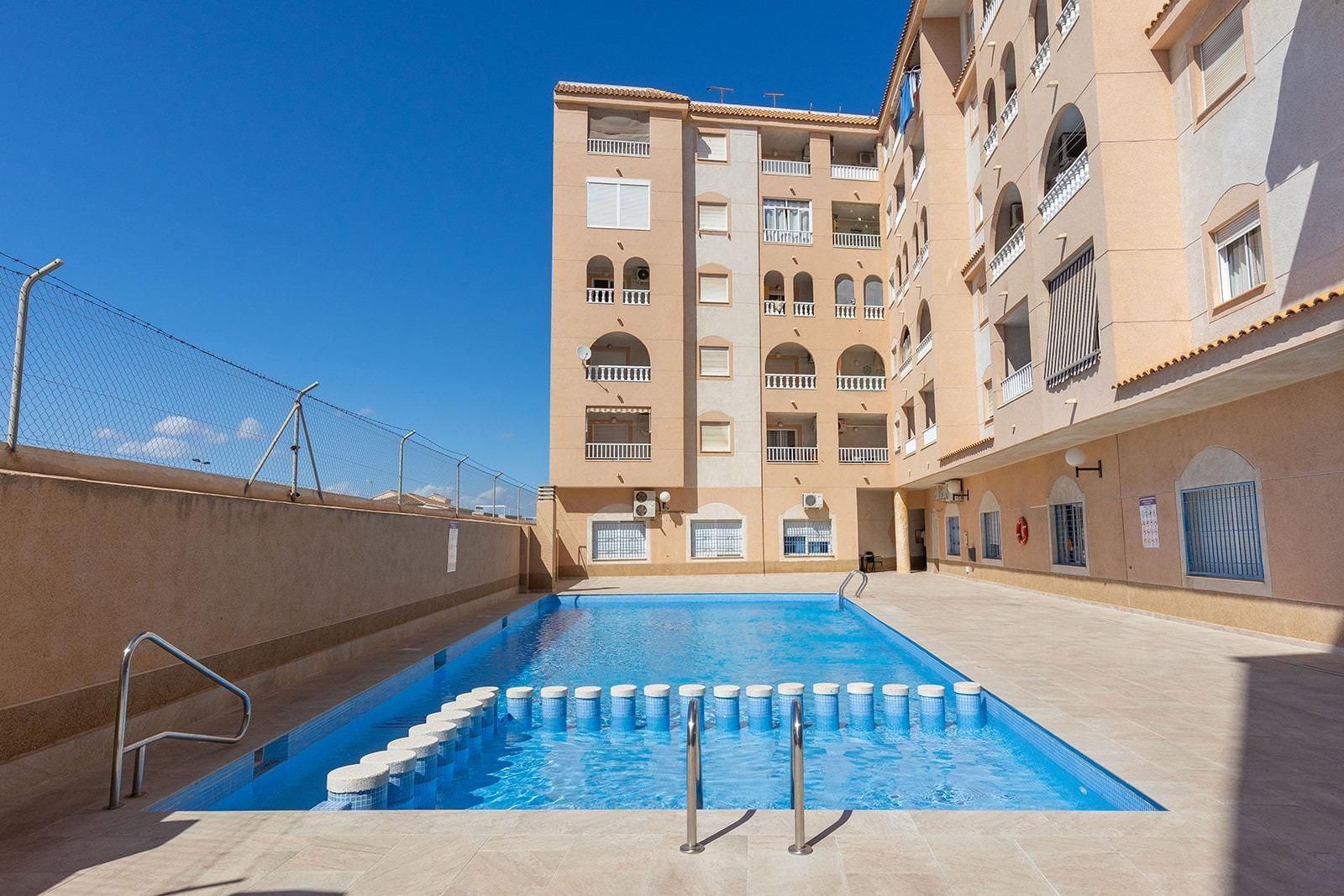 Swimming pool of Attic for sale in Torrevieja  with Air Conditioner, Heating and Terrace