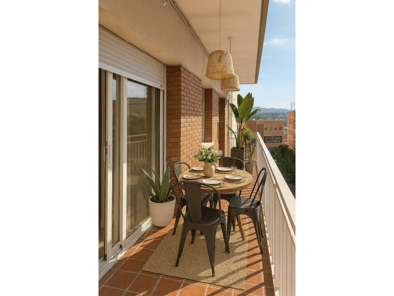 Balcony of Flat for sale in Ripollet  with Air Conditioner, Heating and Terrace