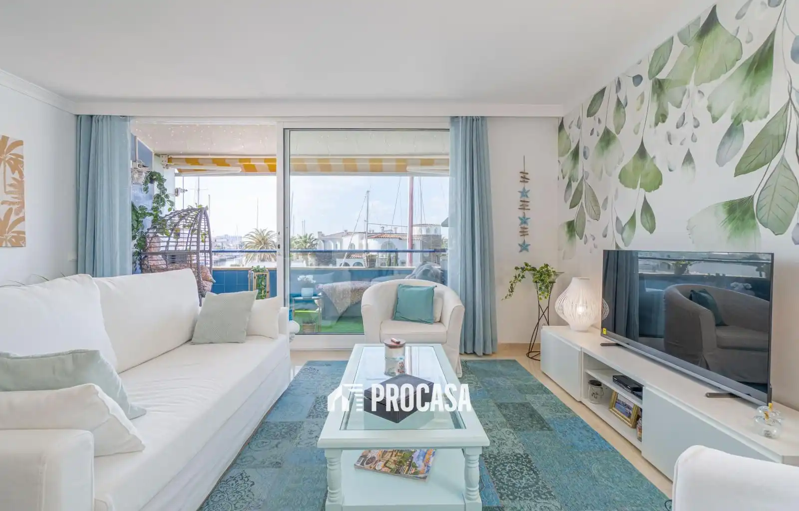 Schlafzimmer von Wohnung zum Verkauf in Empuriabrava mit Klimaanlage, Heizung und Terrasse