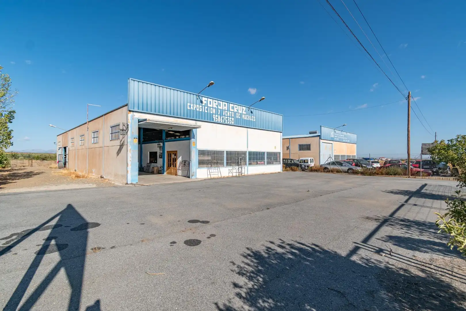Vista exterior de Nave industrial en venta en Cogollos de Guadix