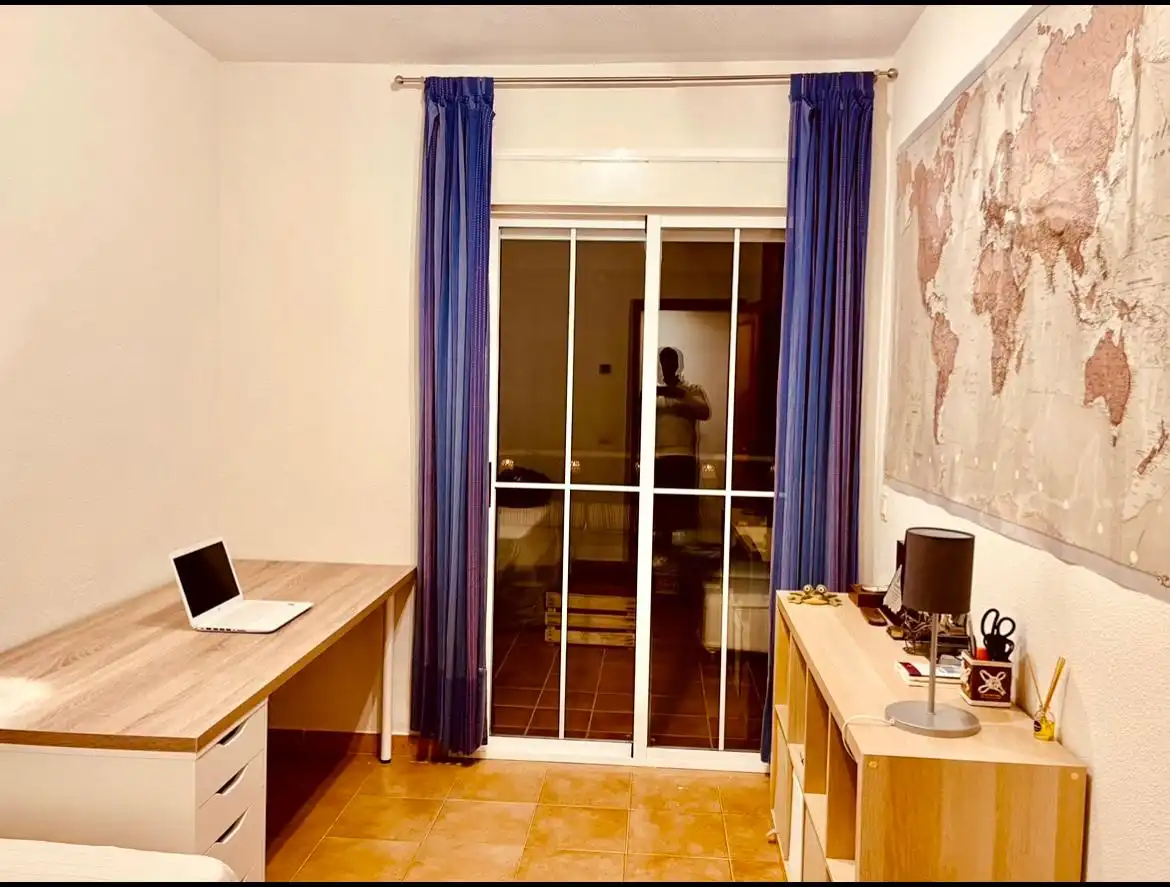 Schlafzimmer von Wohnung zur Miete in Vícar mit Klimaanlage, Heizung und Terrasse