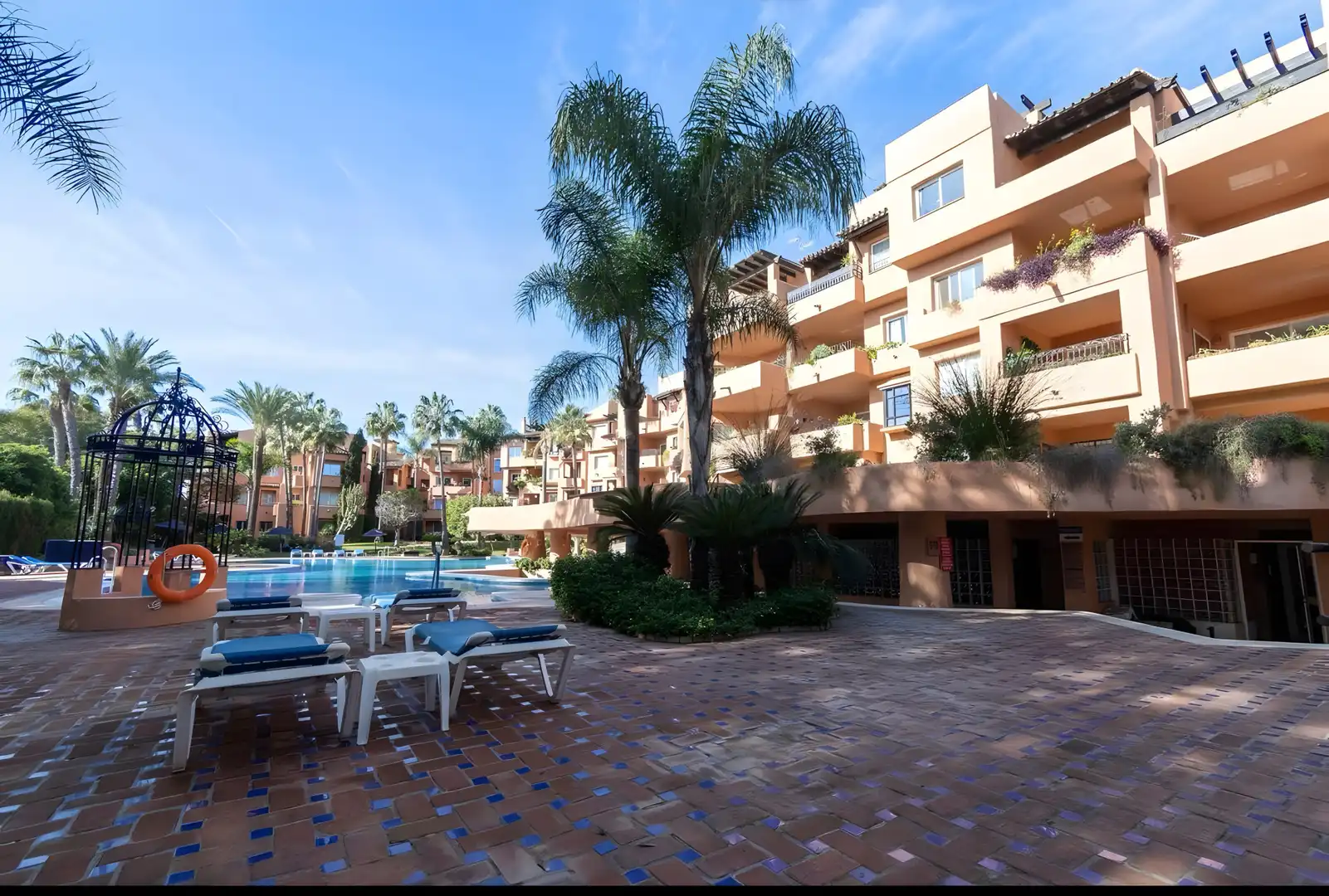 Exterior view of Apartments for rent in Marbella  with Air Conditioner, Terrace and Swimming Pool