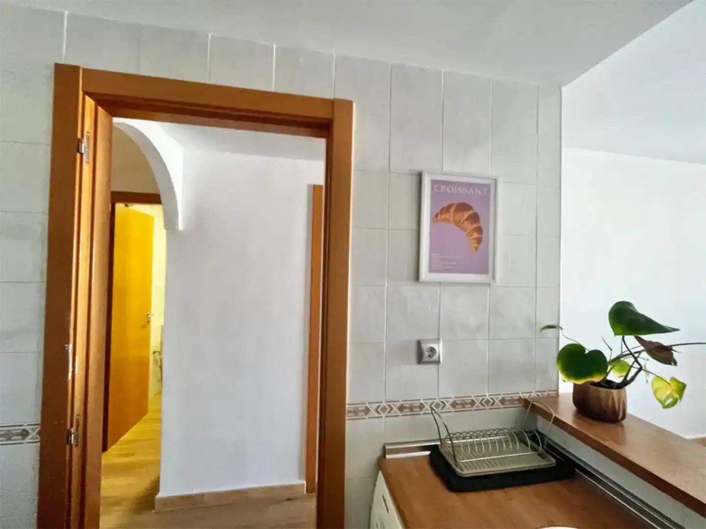 Kitchen of Flat for sale in Mojácar  with Air Conditioner, Private garden and Parquet flooring