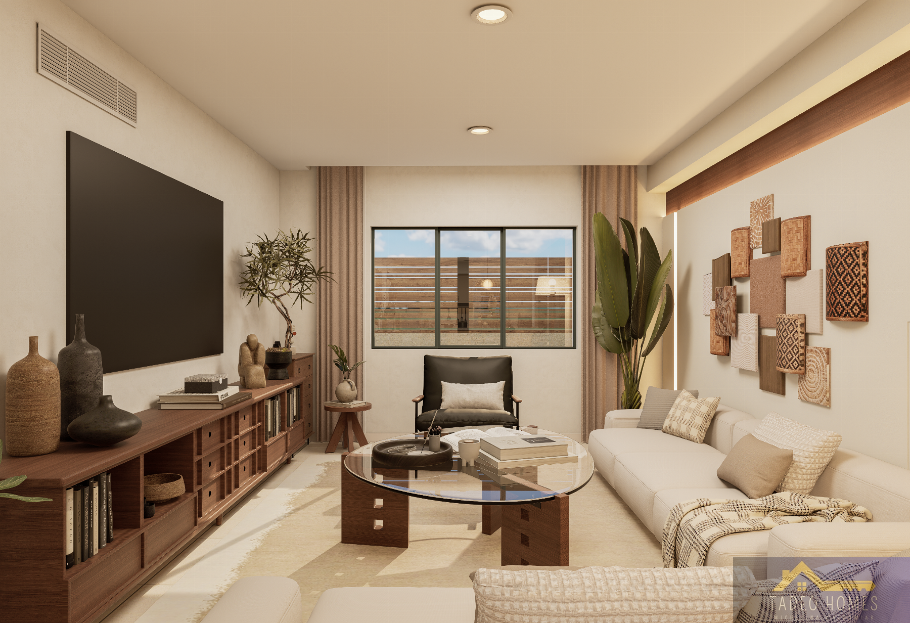 Living room of House or chalet for sale in Fuente Álamo de Murcia  with Air Conditioner, Heating and Terrace