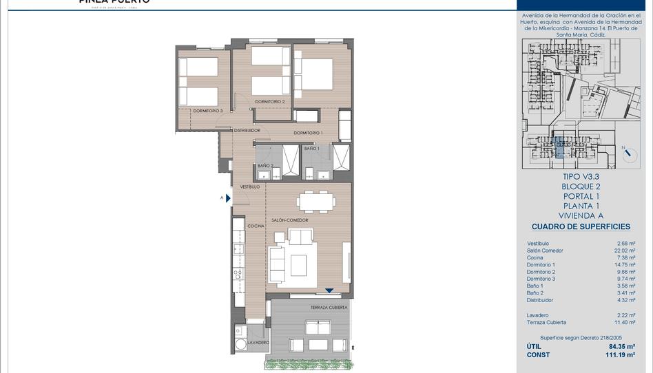 Photo 1 of Flat for sale in Avenida Hermandad Oracion en el Huerto, 22, El Juncal - Vallealto, Cádiz