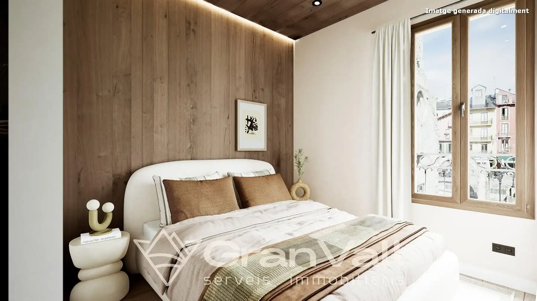 Bedroom of Apartments for sale in Puigcerdà  with Heating, Parquet flooring and Storage room
