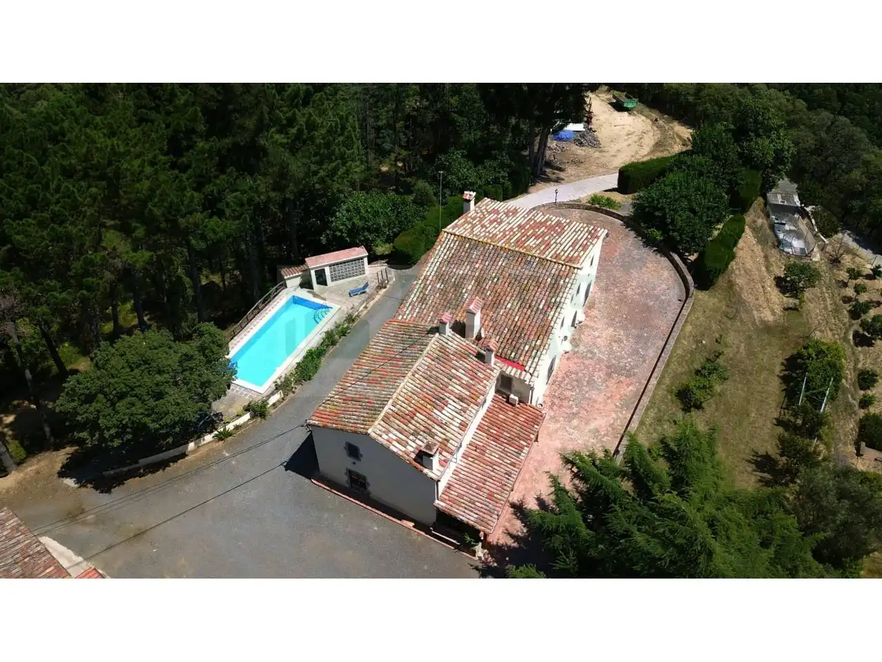 Vista exterior de Finca rústica en venda en Tordera amb Calefacció i Piscina