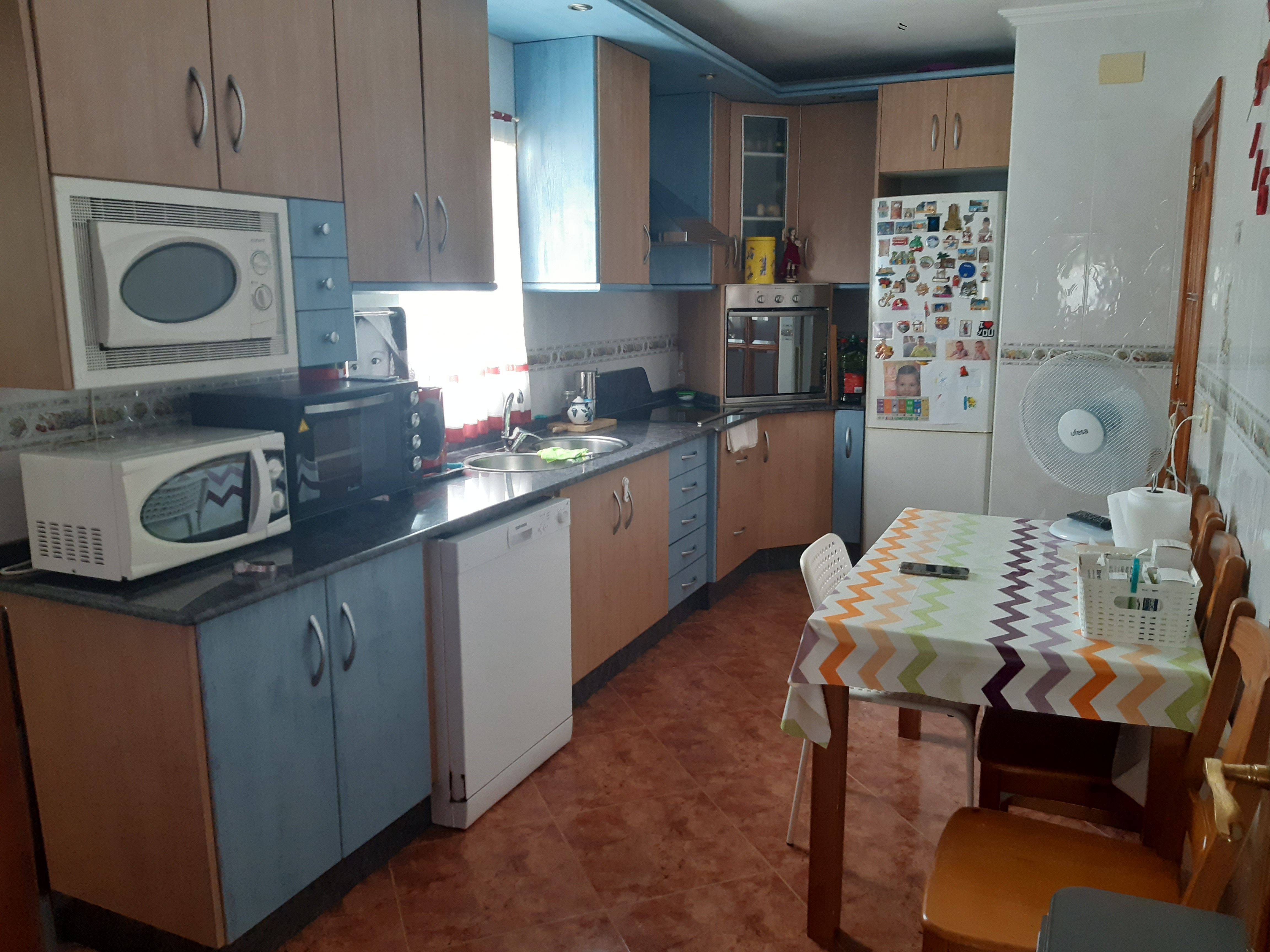 Kitchen of Flat for sale in Cartagena  with Terrace, Furnished and Balcony