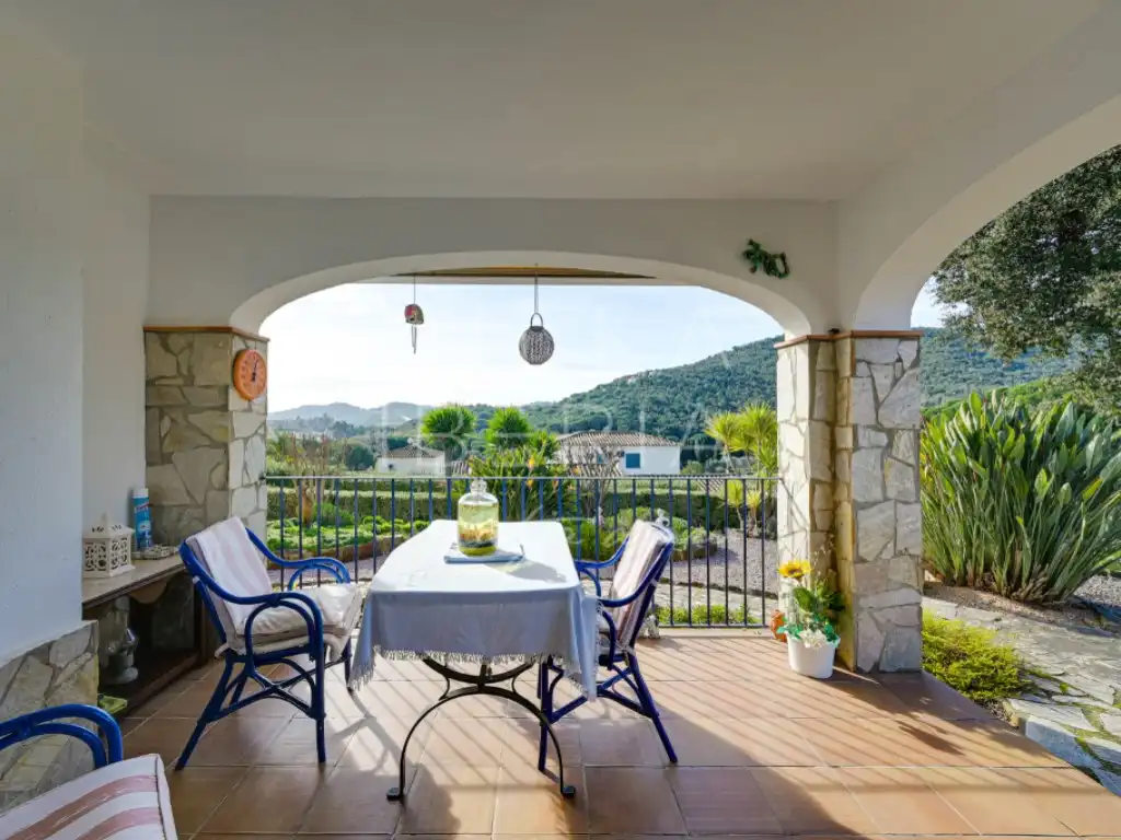 Terraza de Casa o chalet en venta en Calonge i Sant Antoni con Calefacción, Jardín privado y Piscina
