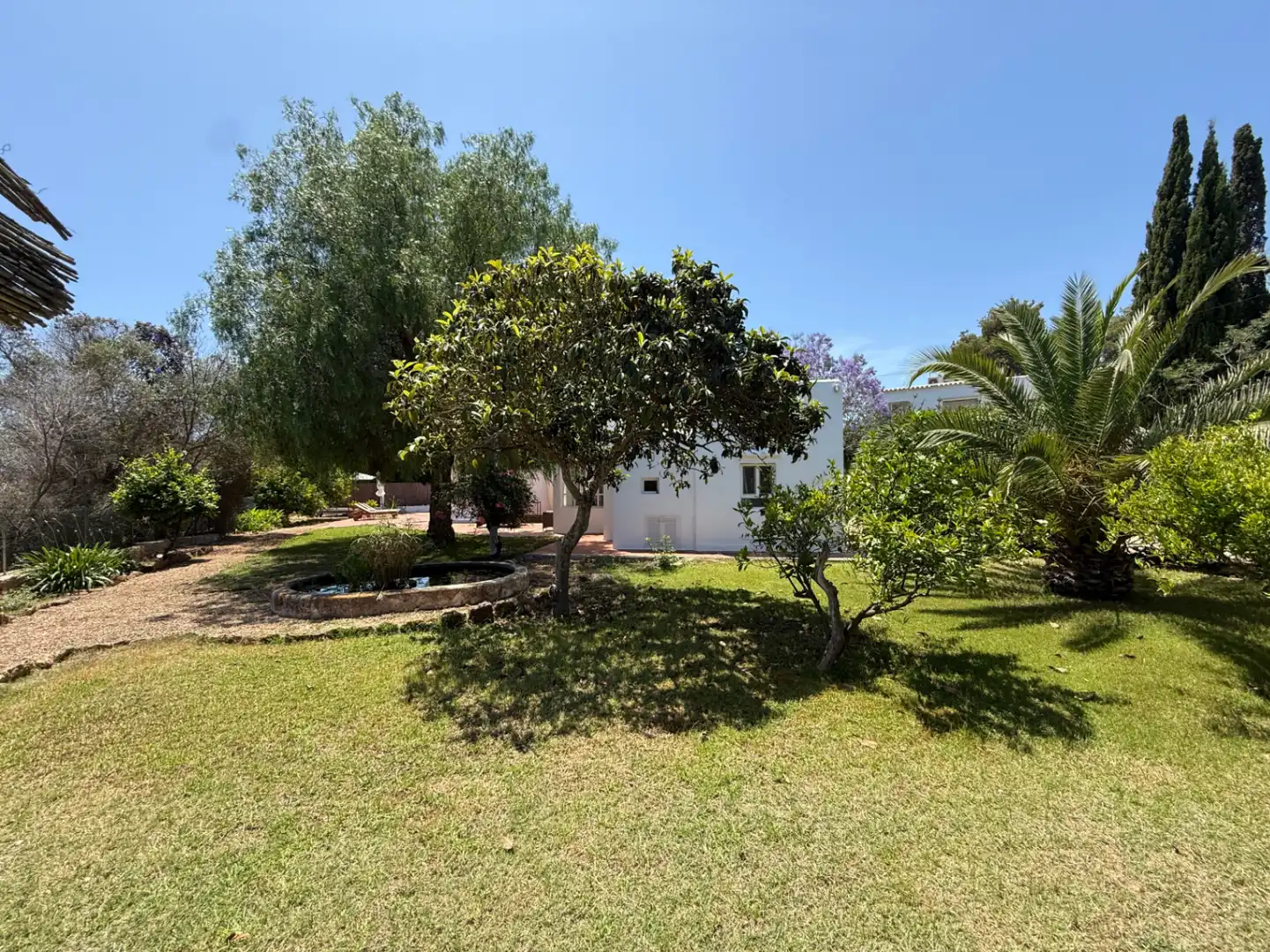 Garden of Houses for sale in Santa Eulària des Riu  with Air Conditioner, Heating and Terrace