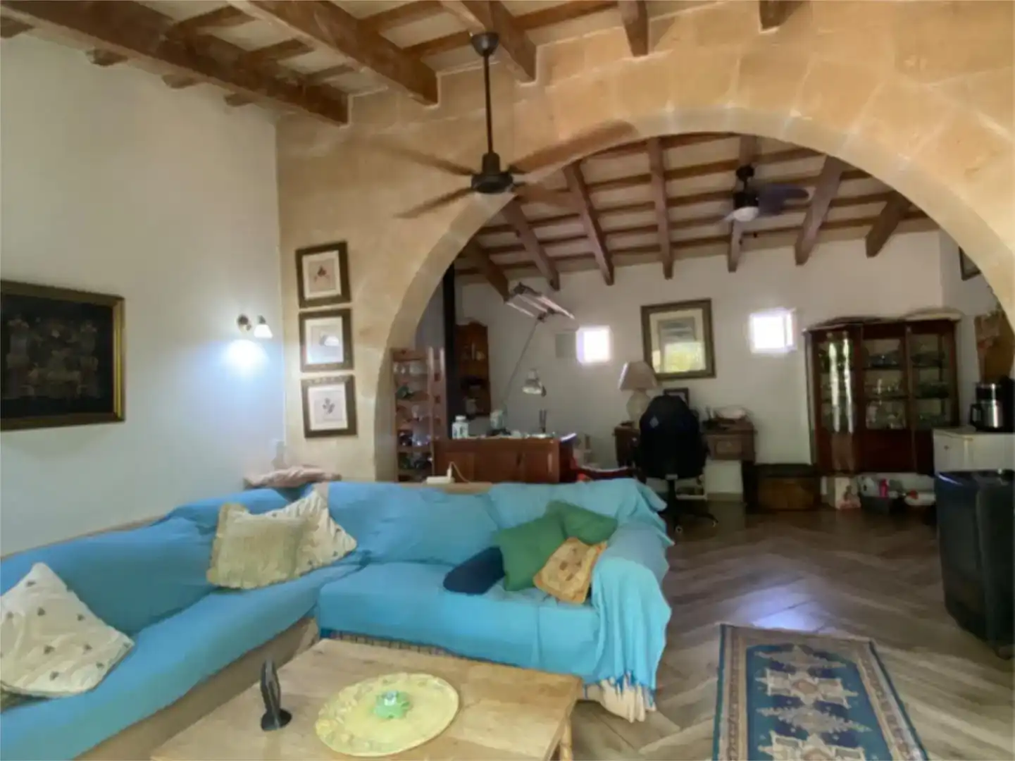 Wohnzimmer von Country house zum Verkauf in Sant Lluís mit Schwimmbad