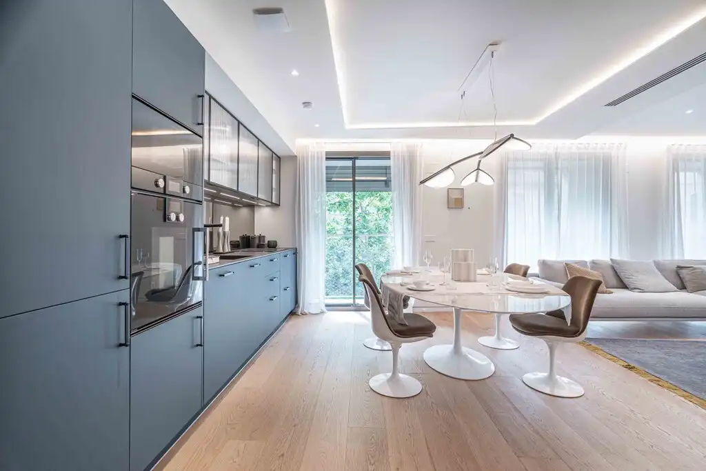 Kitchen of Apartments for sale in Barcelona  with Furnished, Jacuzzi and Community pool