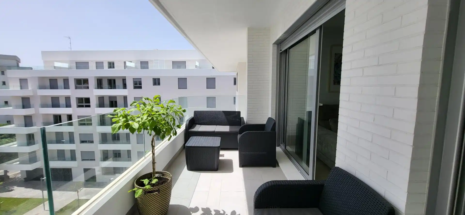 Terrassa de Apartament de lloguer en Marbella amb Aire condicionat, Calefacció i Terrassa