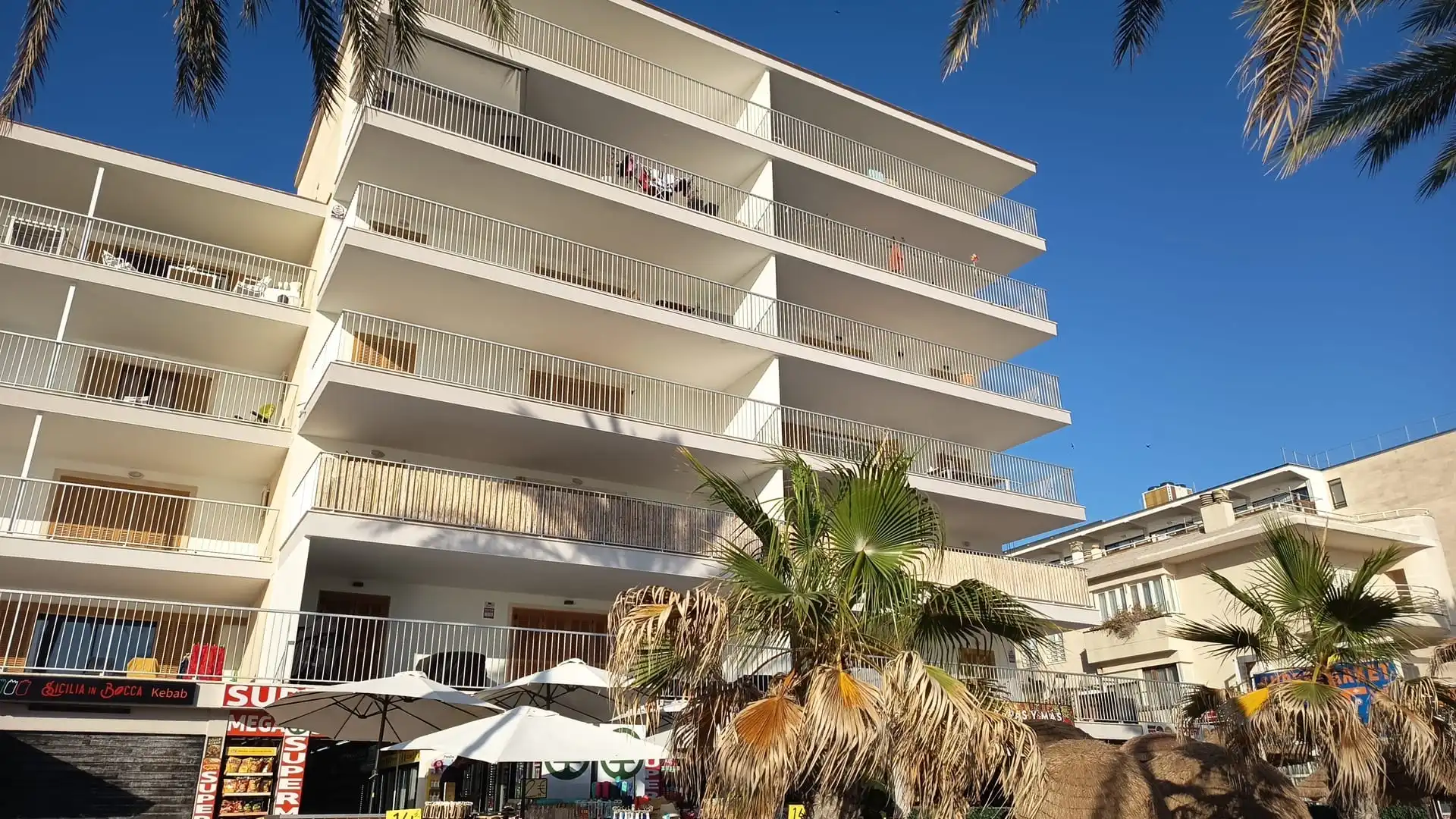 Vista exterior de Piso de alquiler en  Palma de Mallorca con Aire acondicionado, Terraza y Amueblado
