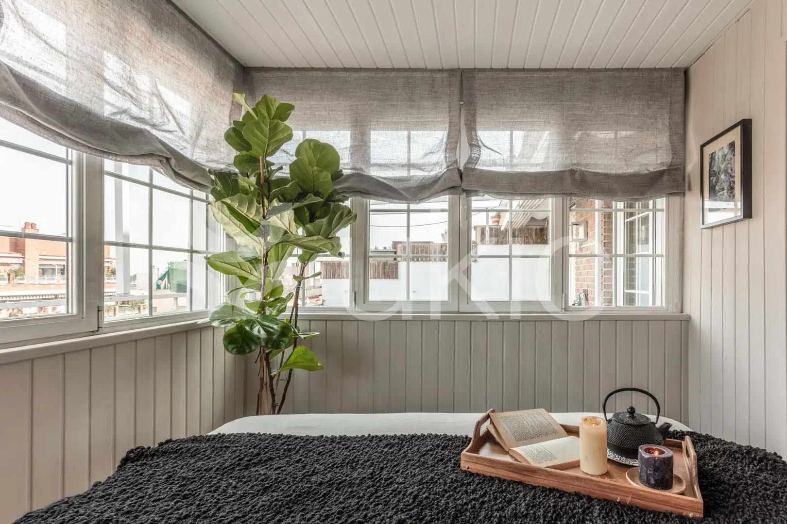 Bedroom of Apartments for rent in Madrid  with Air Conditioner, Terrace and Furnished