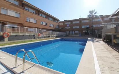 Swimming pool of Single-family semi-detached for sale in Cubelles  with Air Conditioner and Terrace