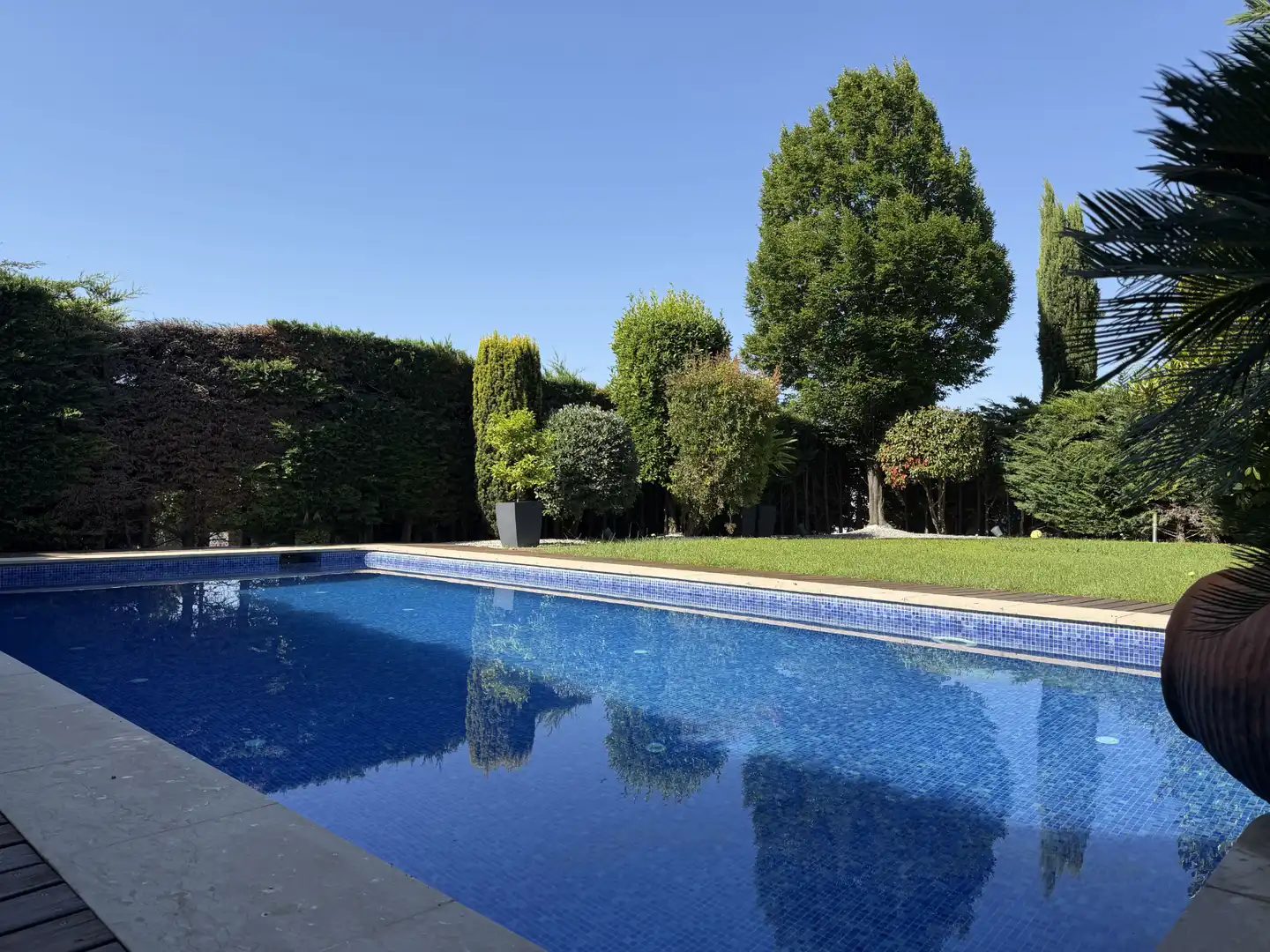 Piscina de Casa o xalet en venda en La Garriga amb Calefacció, Jardí privat i Parquet