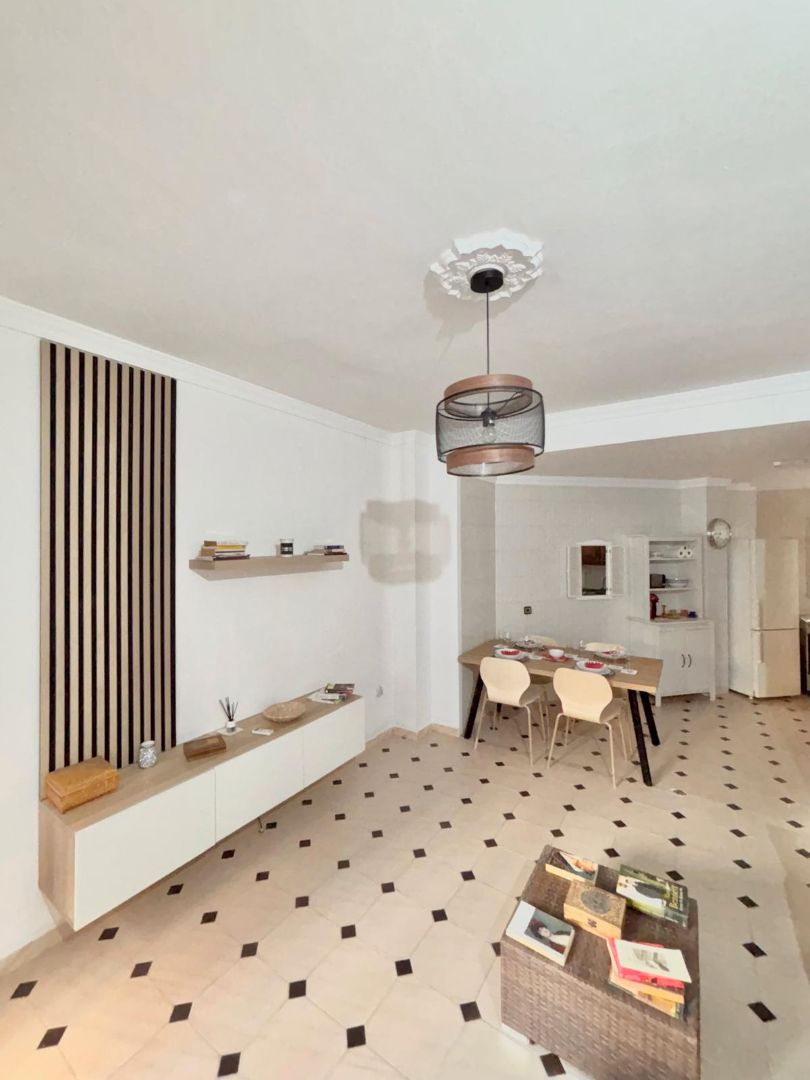 Menjador de Casa adosada en venda en Málaga Capital amb Aire condicionat, Terrassa i Moblat