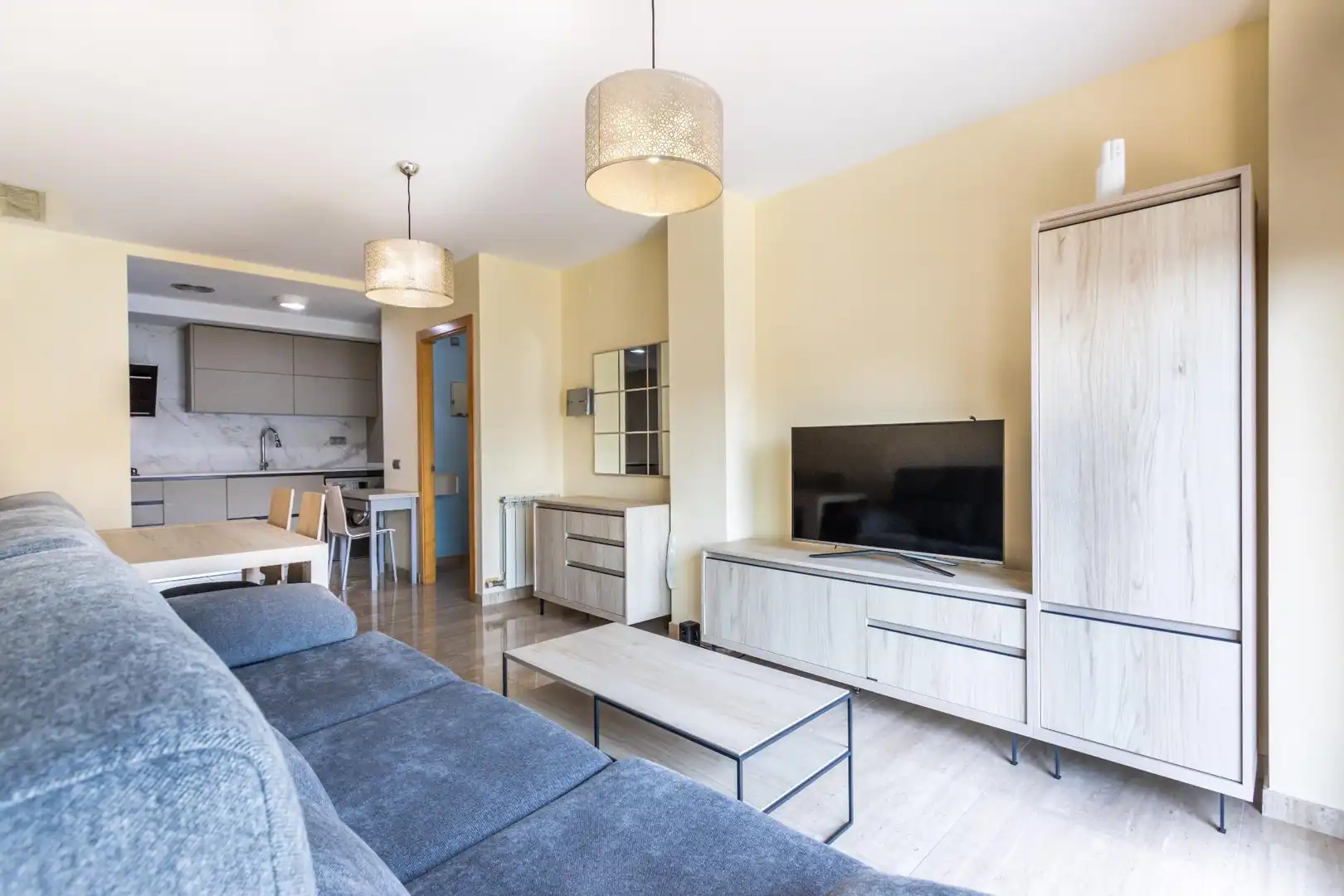 Sala de estar de Piso en venta en Sabadell con Aire acondicionado, Calefacción y Terraza