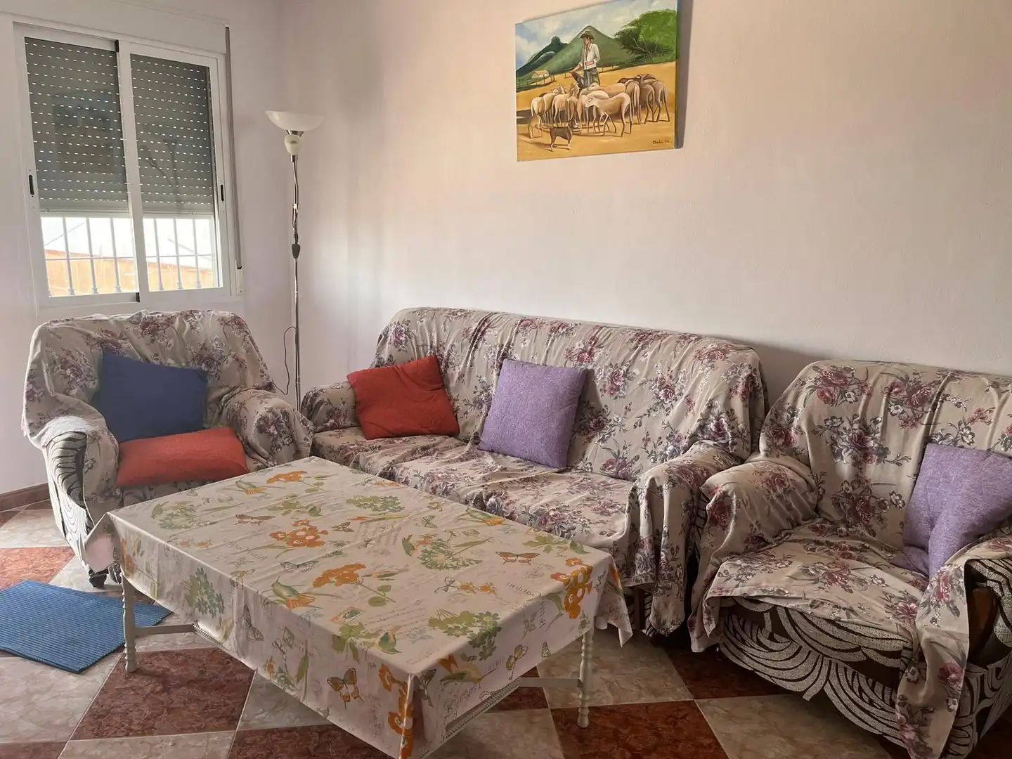 Living room of Houses for sale in Fuente Palmera  with Furnished