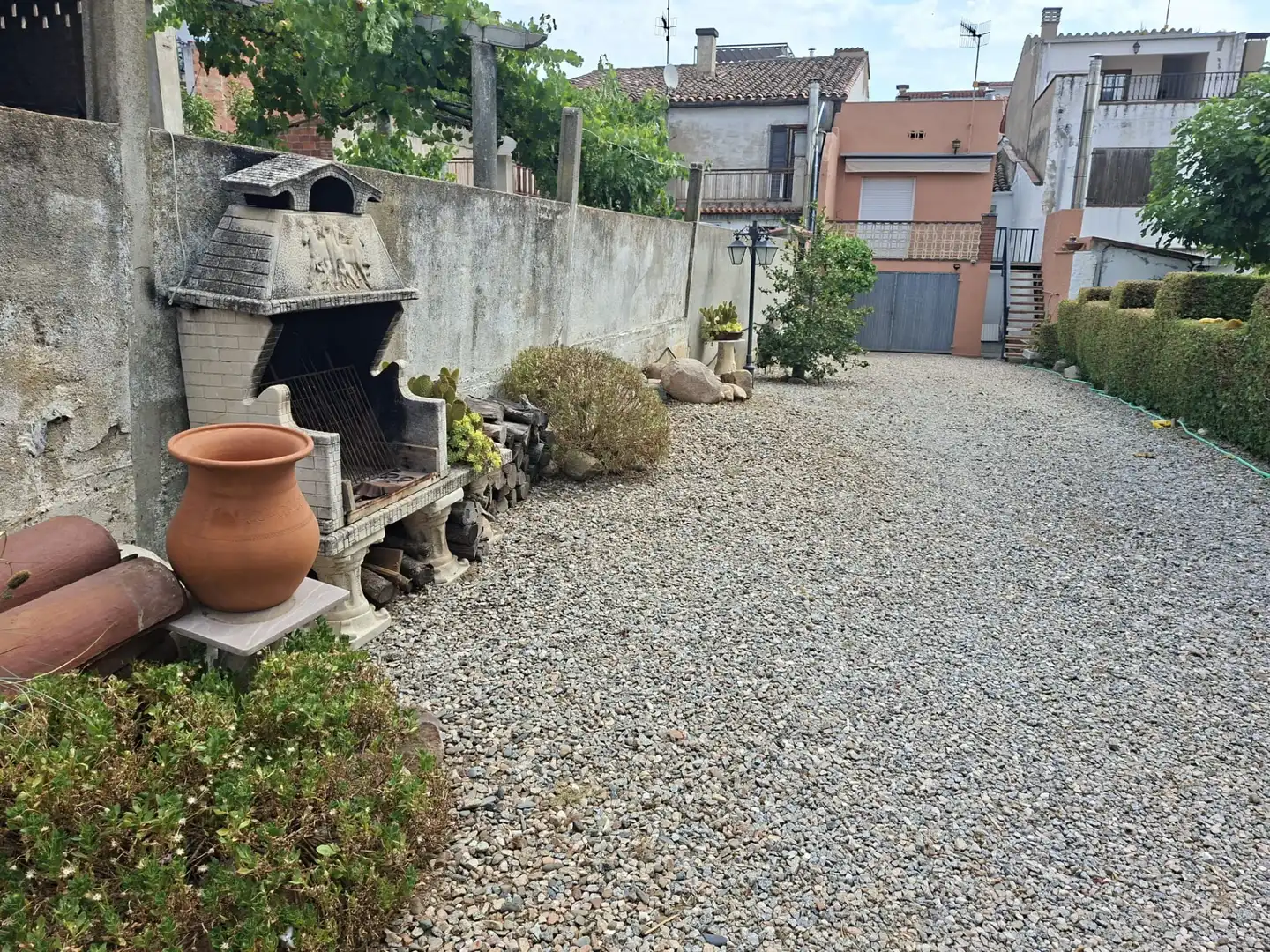 Jardí de Casa adosada en venda en Breda amb Calefacció, Jardí privat i Parquet