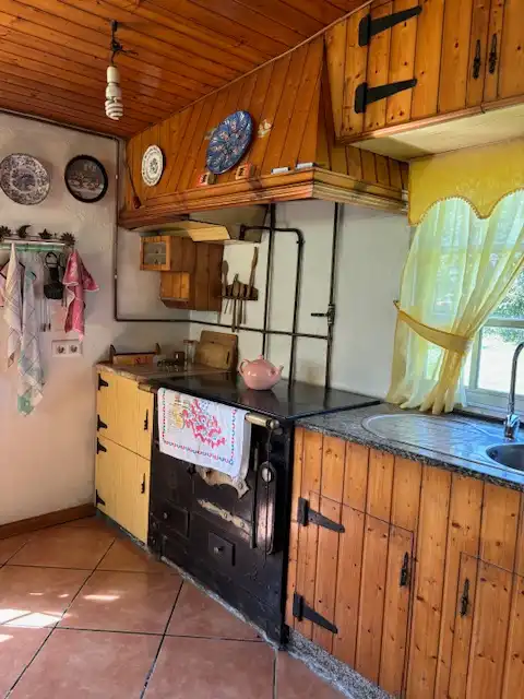 Cuina de Casa o xalet de lloguer en Valdoviño amb Moblat, Forn i Rentadora