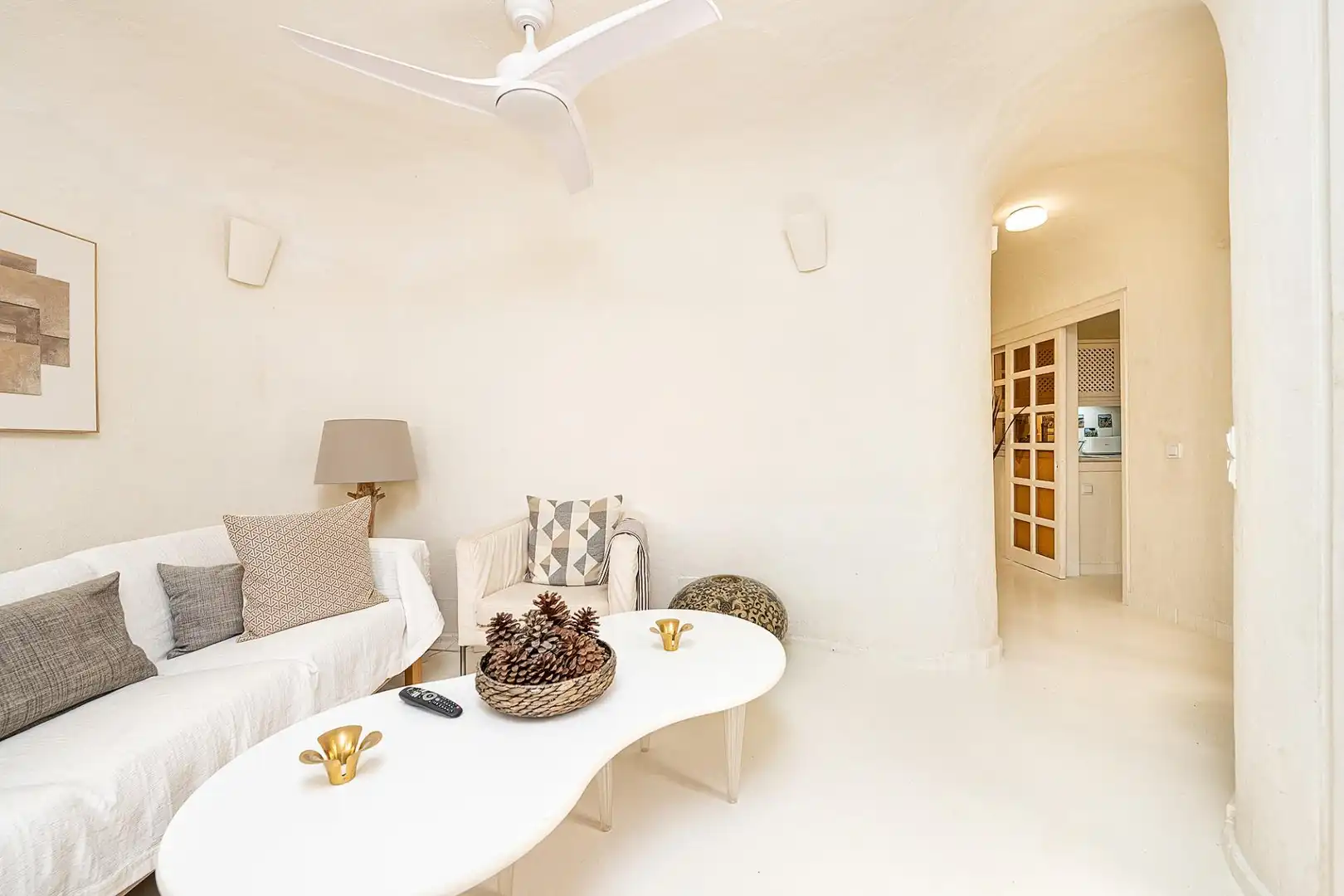 Sala de estar de Casa o chalet en venta en San Bartolomé de Tirajana con Jardín privado, Terraza y Piscina comunitaria