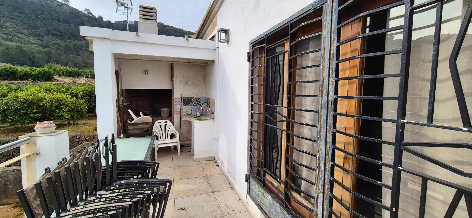 Terrace of Country homes for sale in Castellonet de la Conquesta  with Air Conditioner, Heating and Private garden