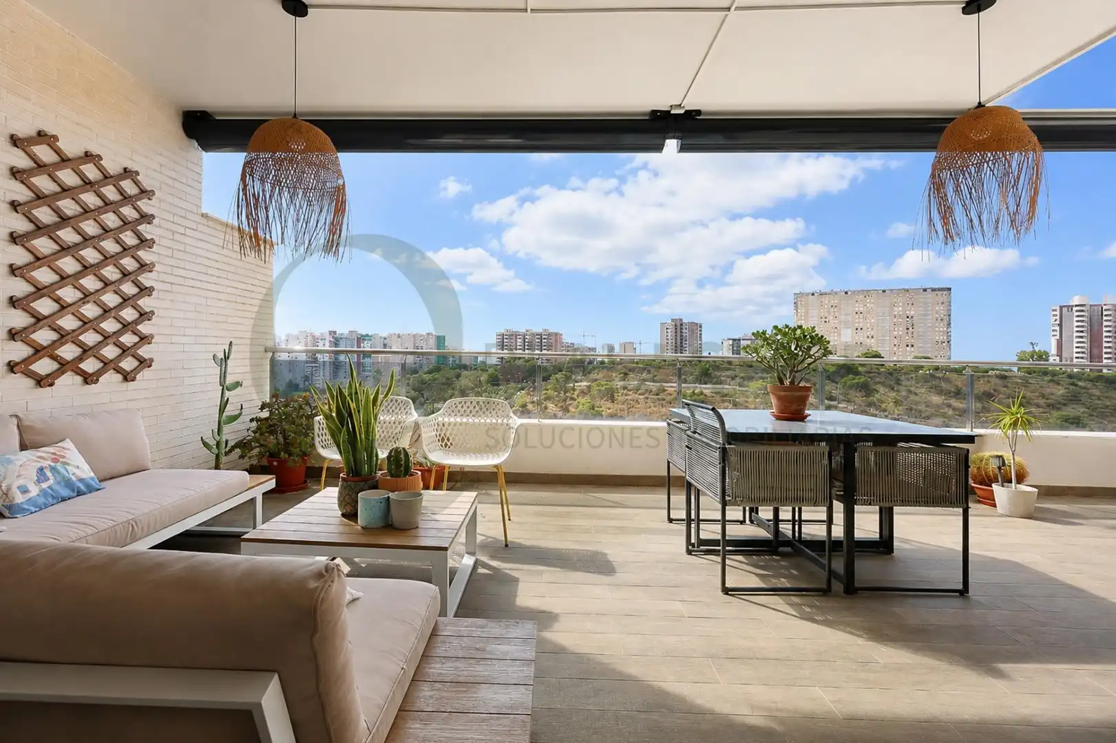 Terrassa de Àtic en venda en Alicante / Alacant amb Aire condicionat, Calefacció i Jardí privat